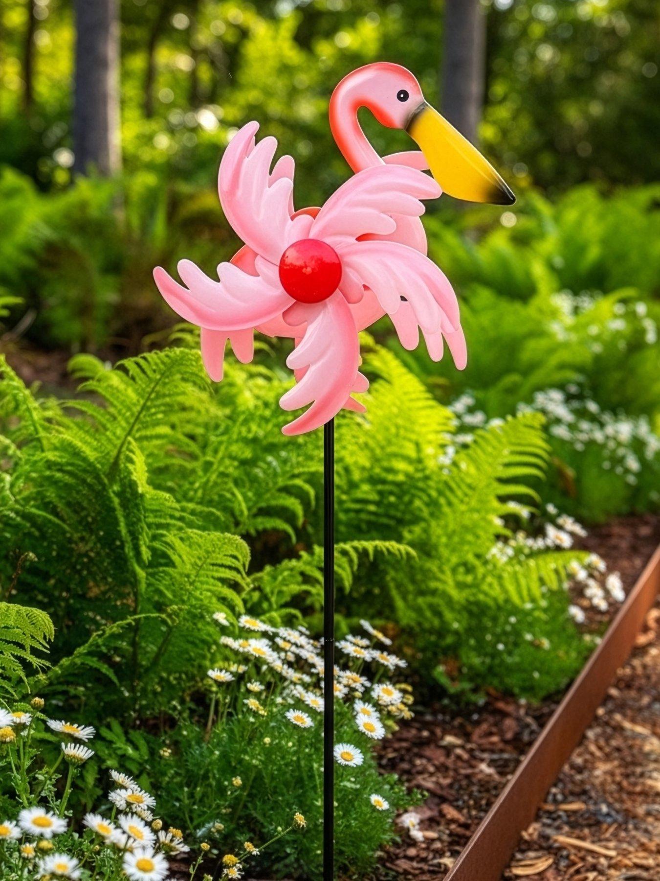 heaven-sends-small-flamingo-garden-stake-spinnerfront