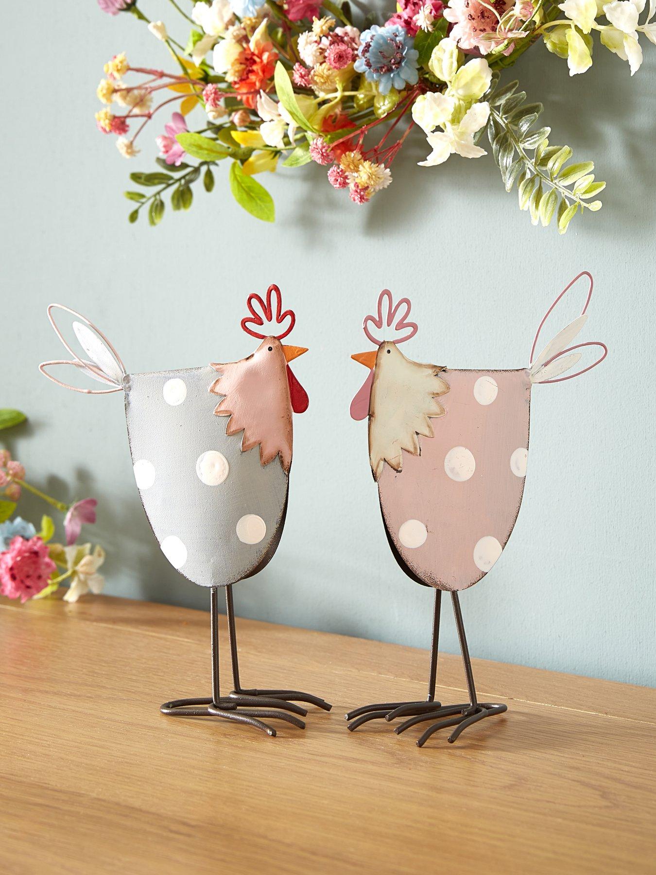 heaven-sends-pink-and-grey-metal-chicken-set-ofnbsp2front