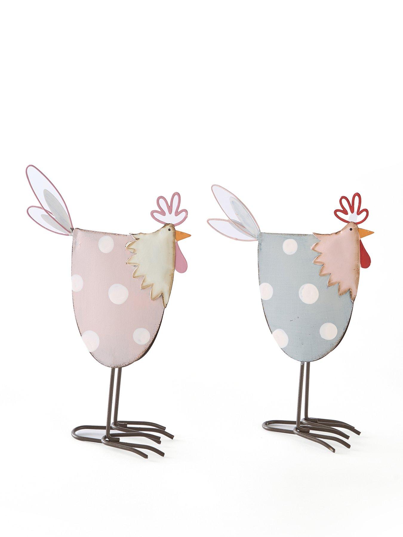 heaven-sends-pink-and-grey-metal-chicken-set-ofnbsp2stillFront