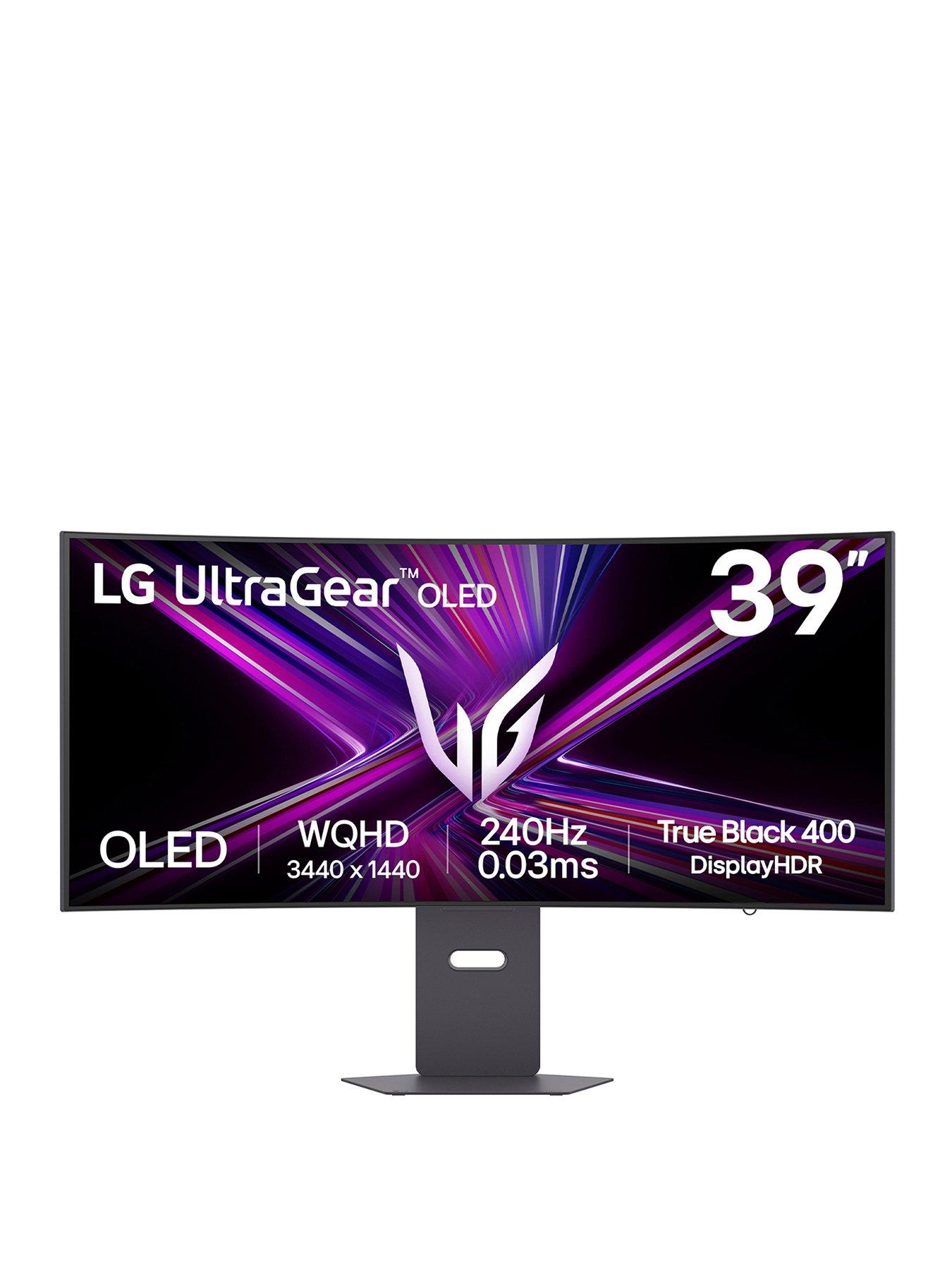 Image 1 of 7 of LG 39in OLED QHD 240Hz Gaming Monitor with USB-C, Speakers &amp; Height Adjustable Stand