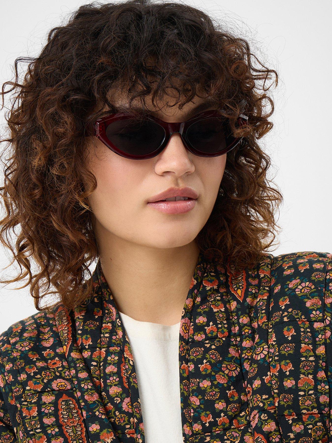 Image 2 of 3 of Accessorize Oval Cat Eye Sunglasses