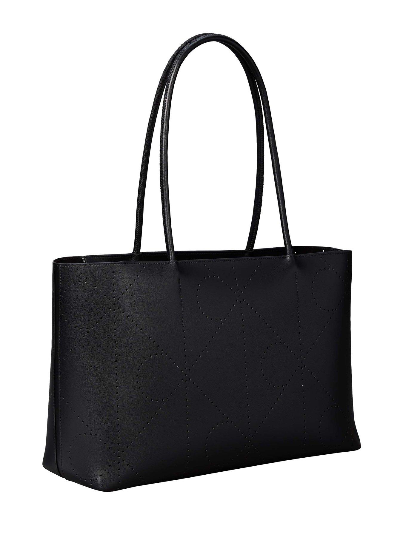 Image 2 of 2 of Calvin Klein Emblem&nbsp;Perfor Leather Tote Bag