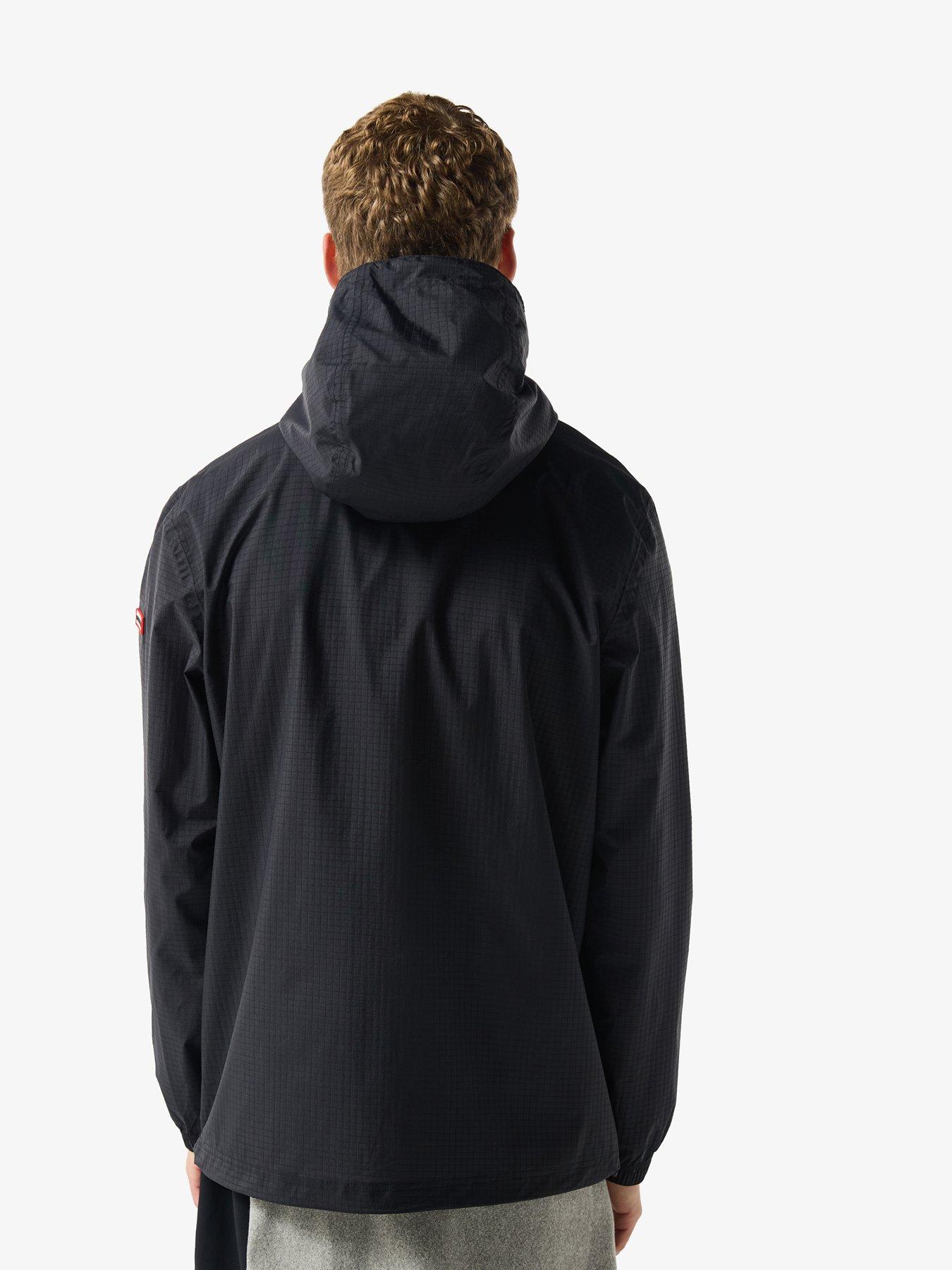 Image 2 of 5 of Hunter Mens Packable Rain Jacket - Black