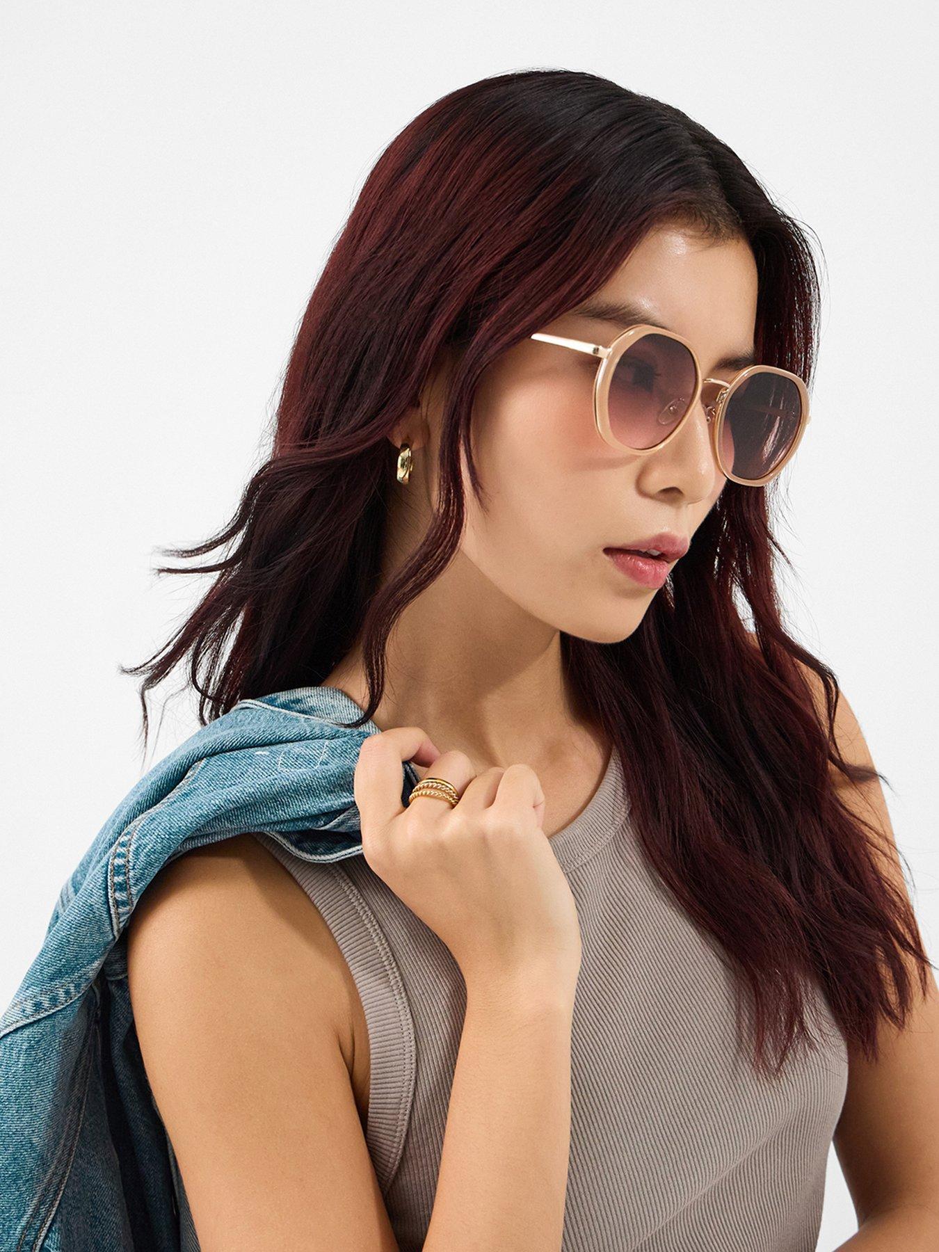 Image 2 of 3 of Accessorize Round Sunglasses