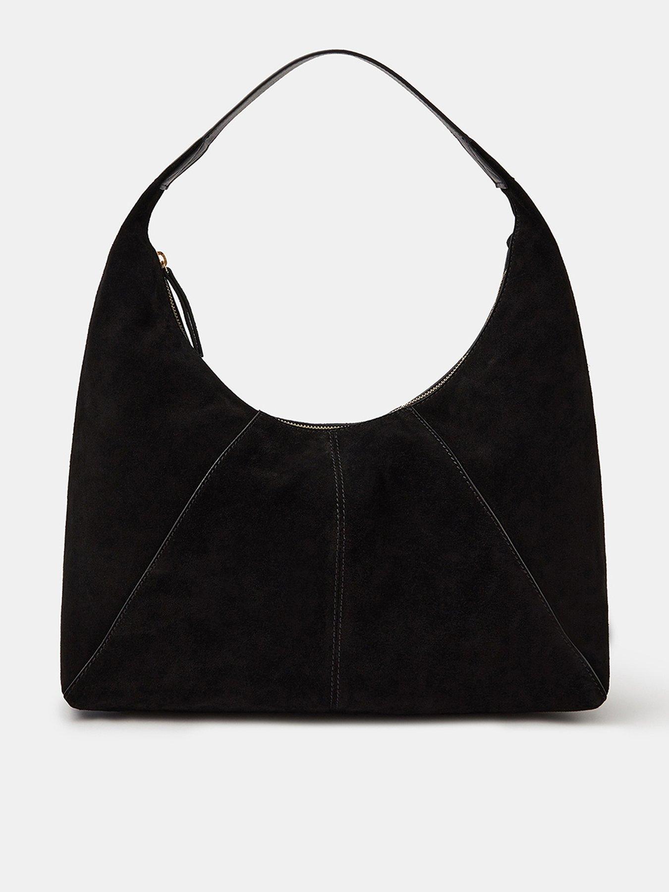 Image 1 of 4 of Accessorize Suede Shoulder Bag