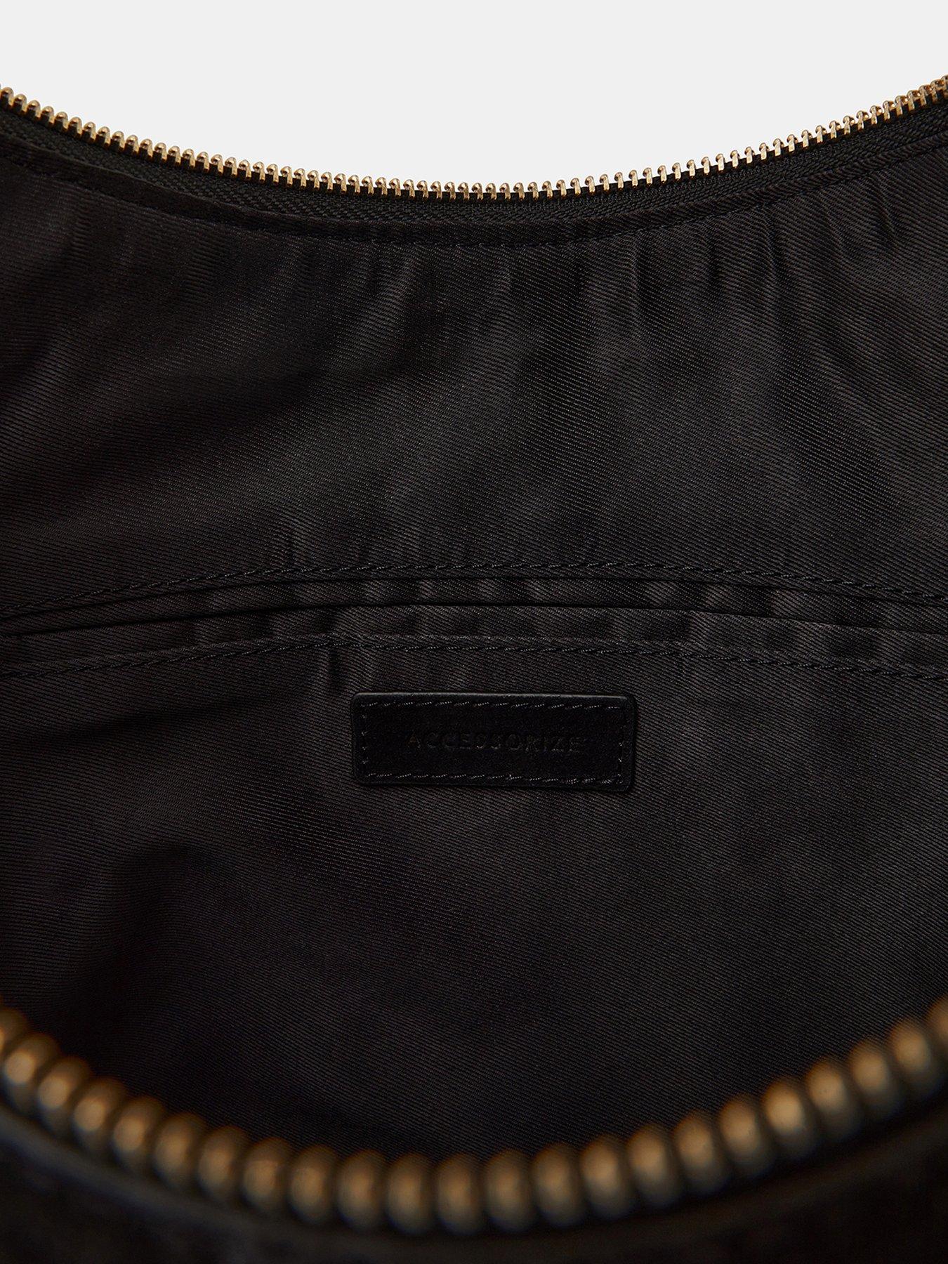 Image 4 of 4 of Accessorize Suede Shoulder Bag