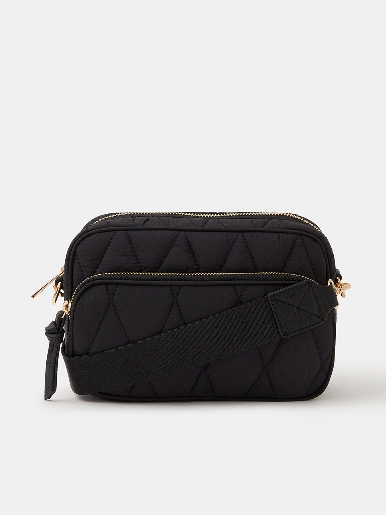 Accessorize Quilted Nylon Crossbody Bag