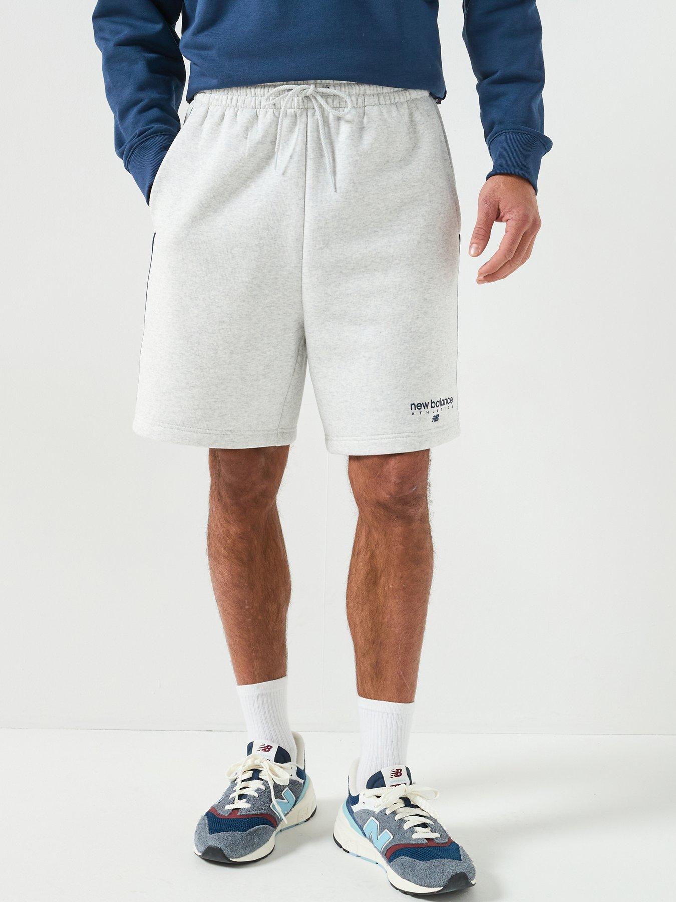 Image 1 of 6 of New Balance Mens Linear Graphic Short - Grey