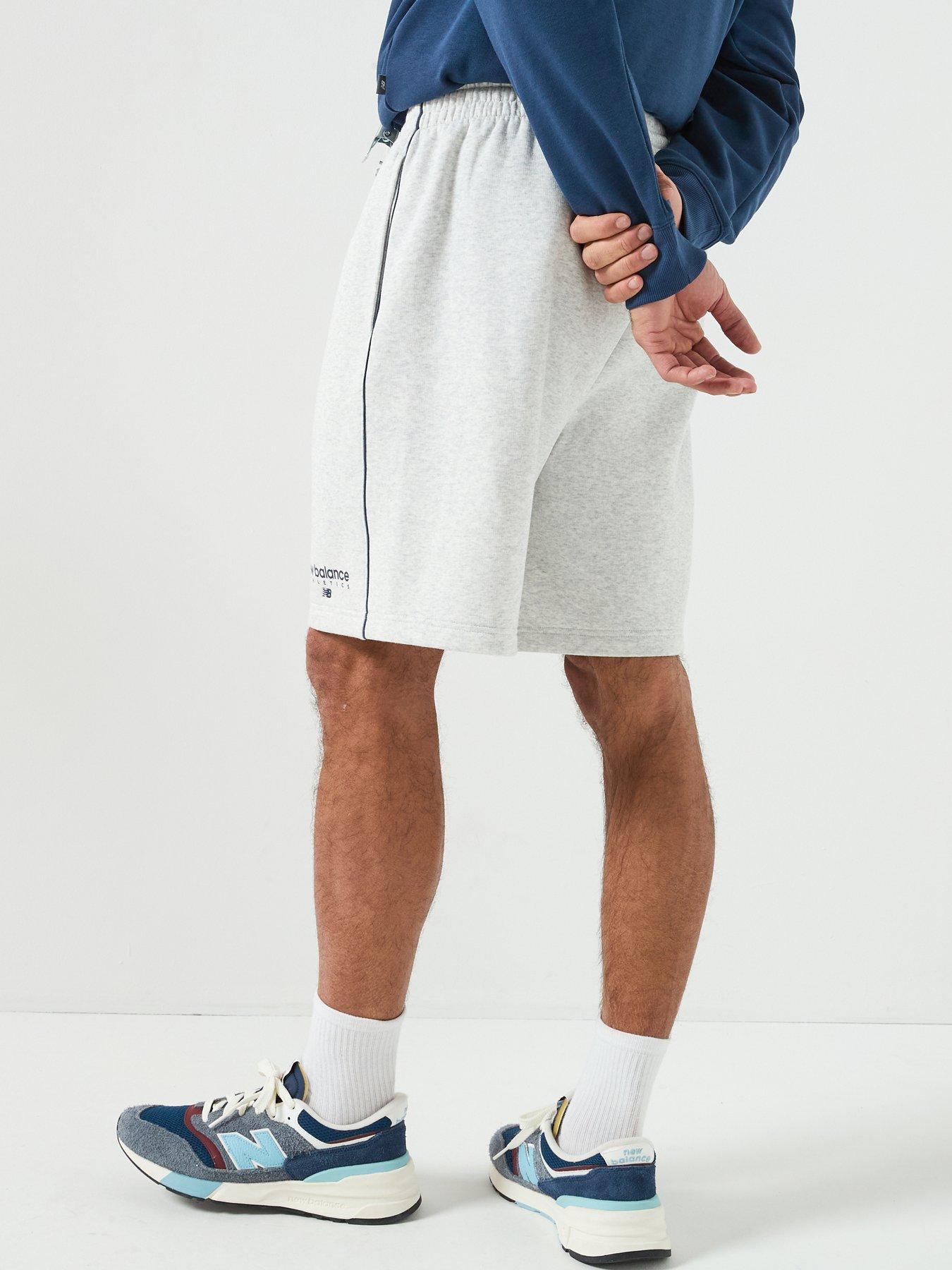 Image 2 of 6 of New Balance Mens Linear Graphic Short - Grey