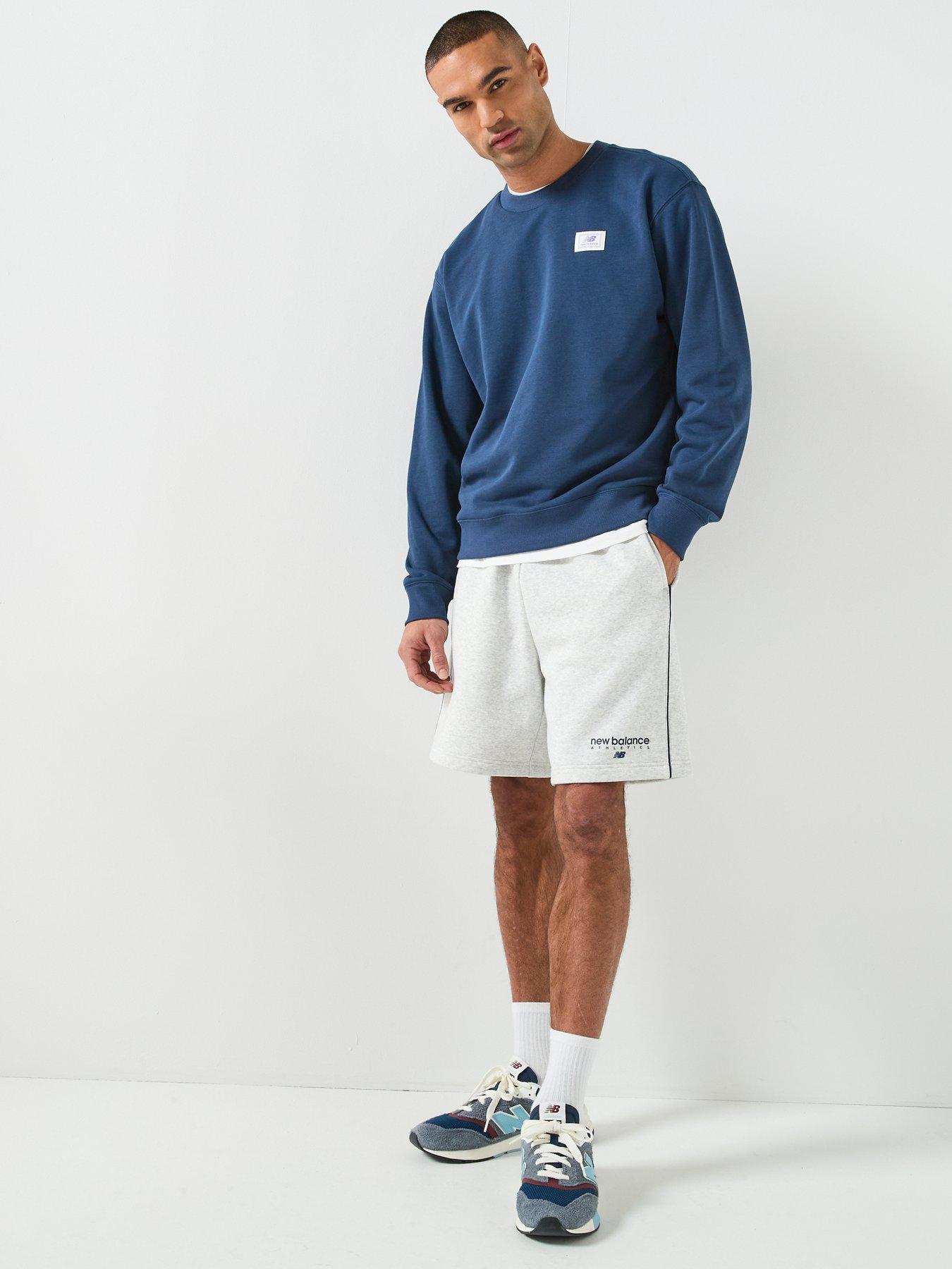 Image 3 of 6 of New Balance Mens Linear Graphic Short - Grey