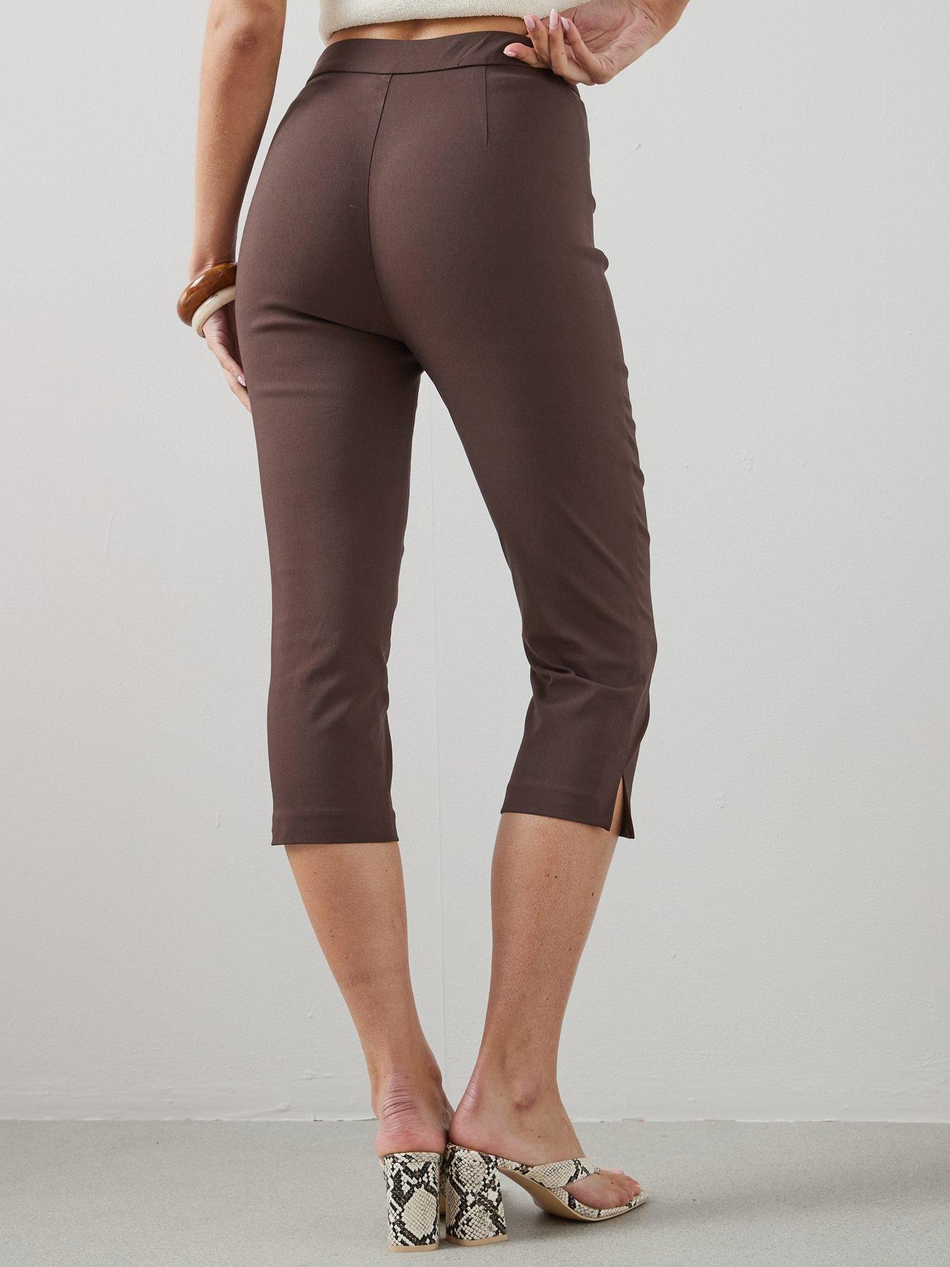 the-very-collection-capri-trouser-brownstillFront