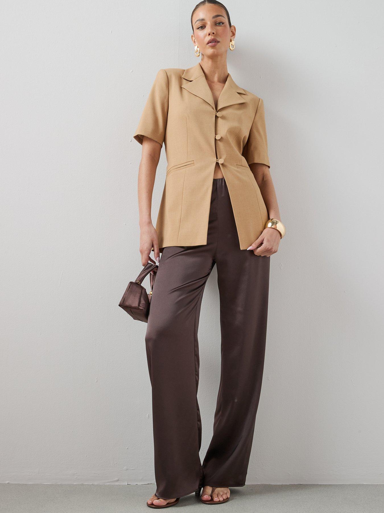 the-very-collection-short-sleeve-tailored-blazer-beigeback