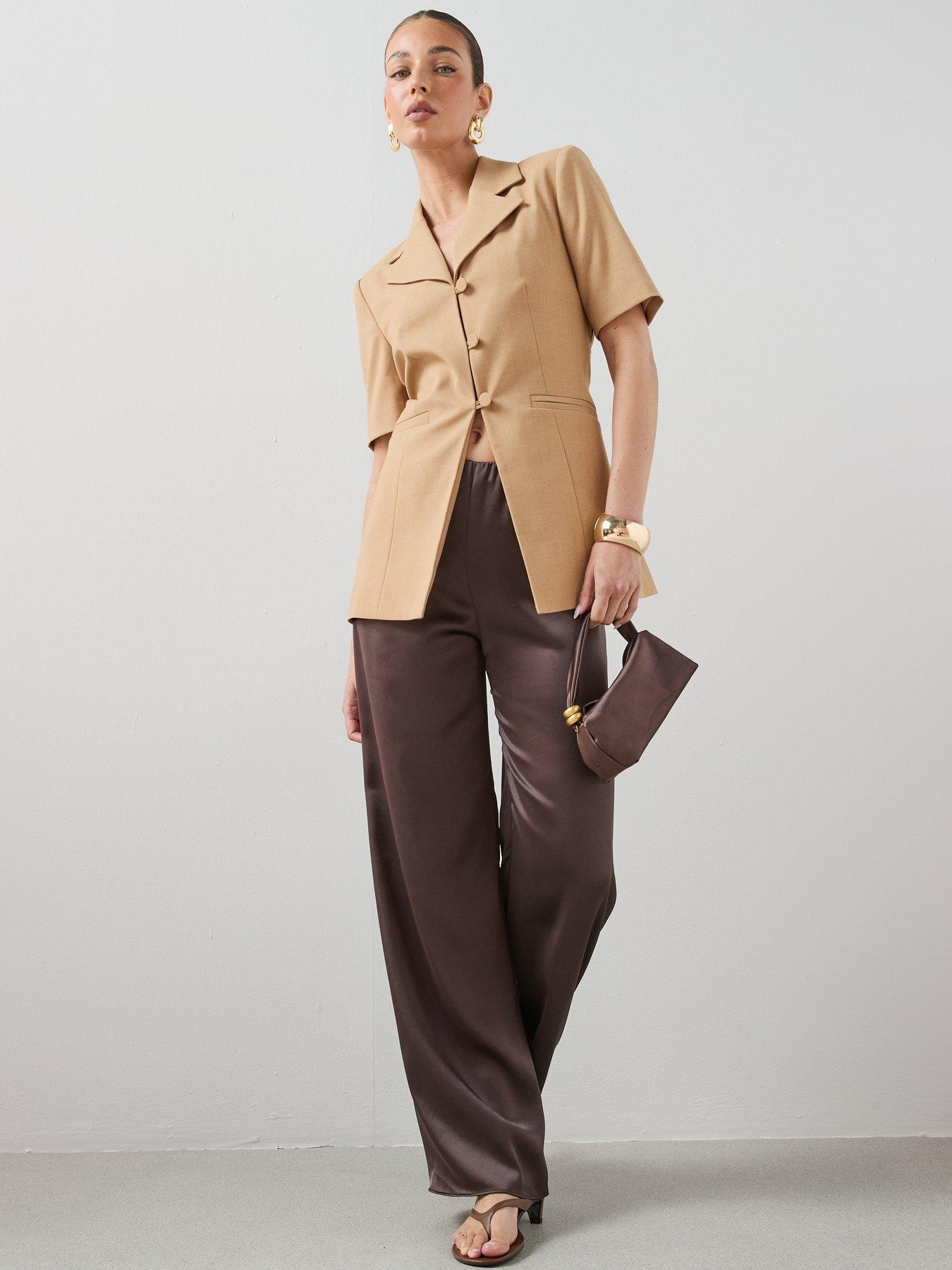 the-very-collection-short-sleeve-tailored-blazer-beigedetail