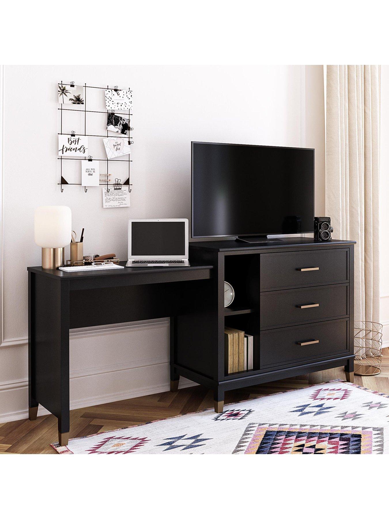 Image 6 of 7 of CosmoLiving by Cosmopolitan Westerleigh 3 In 1 Dresser / Desk