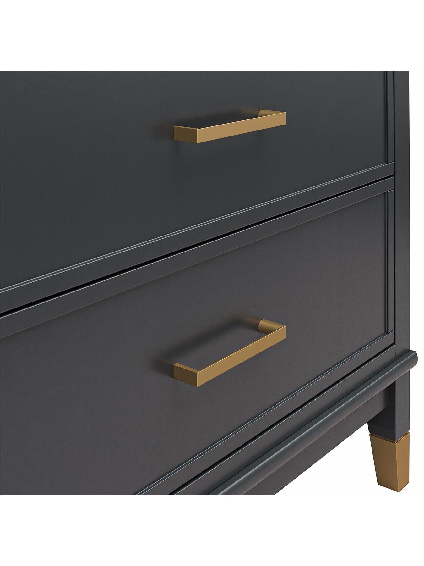 Image 7 of 7 of CosmoLiving by Cosmopolitan Westerleigh 3 In 1 Dresser / Desk