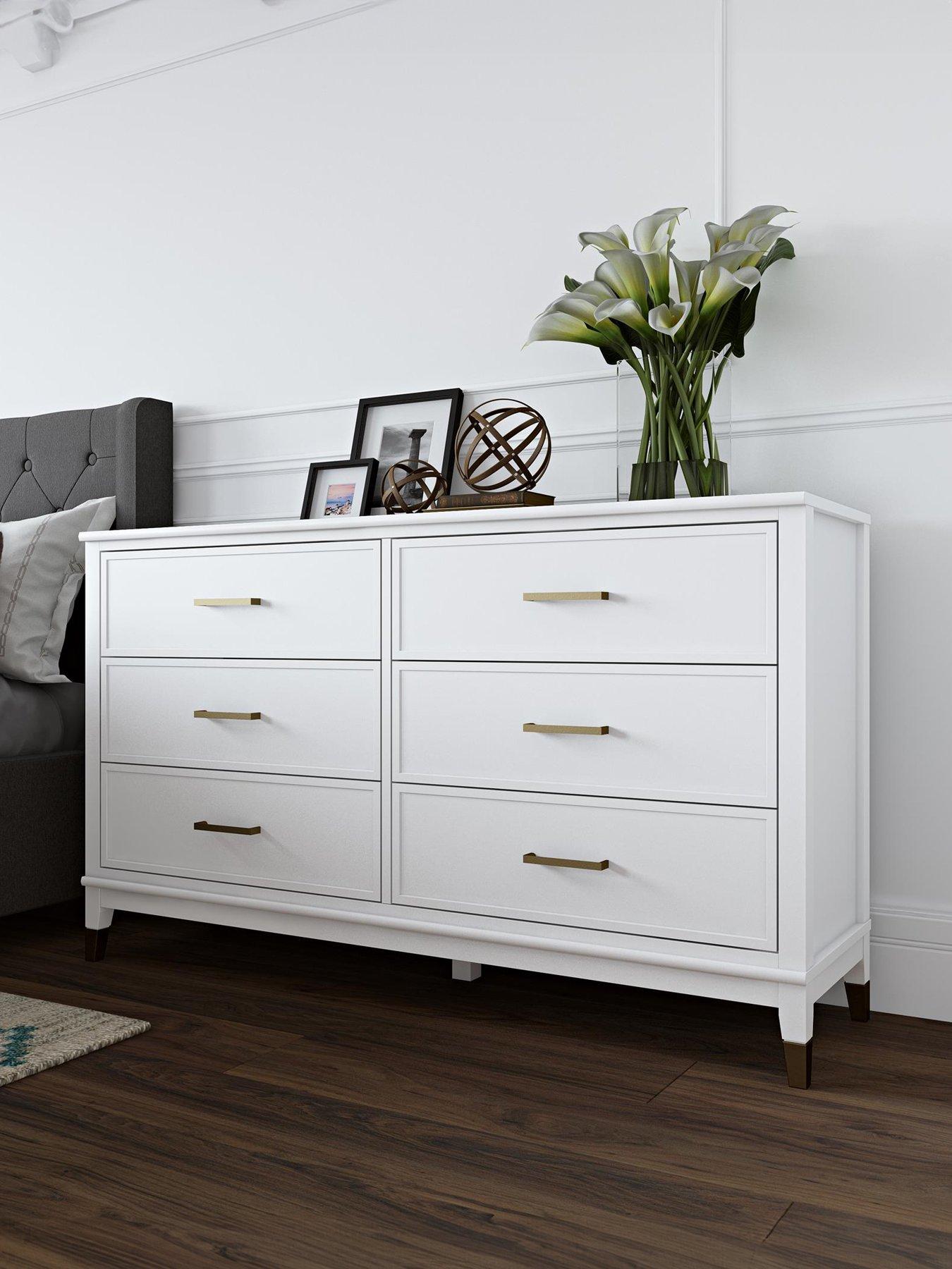 CosmoLiving by Cosmopolitan Westerleigh 6 Drawer Dresser - White