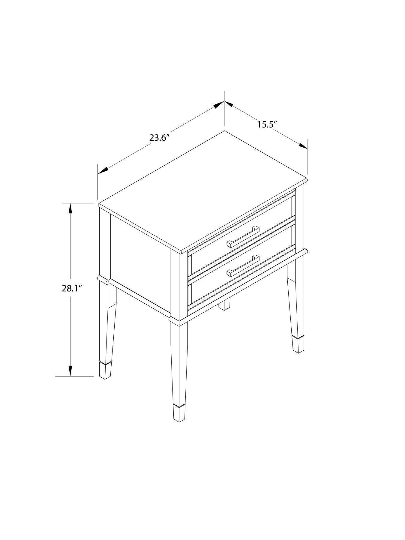 Image 7 of 7 of Dorel Home Westerleigh End Table - Dove Grey