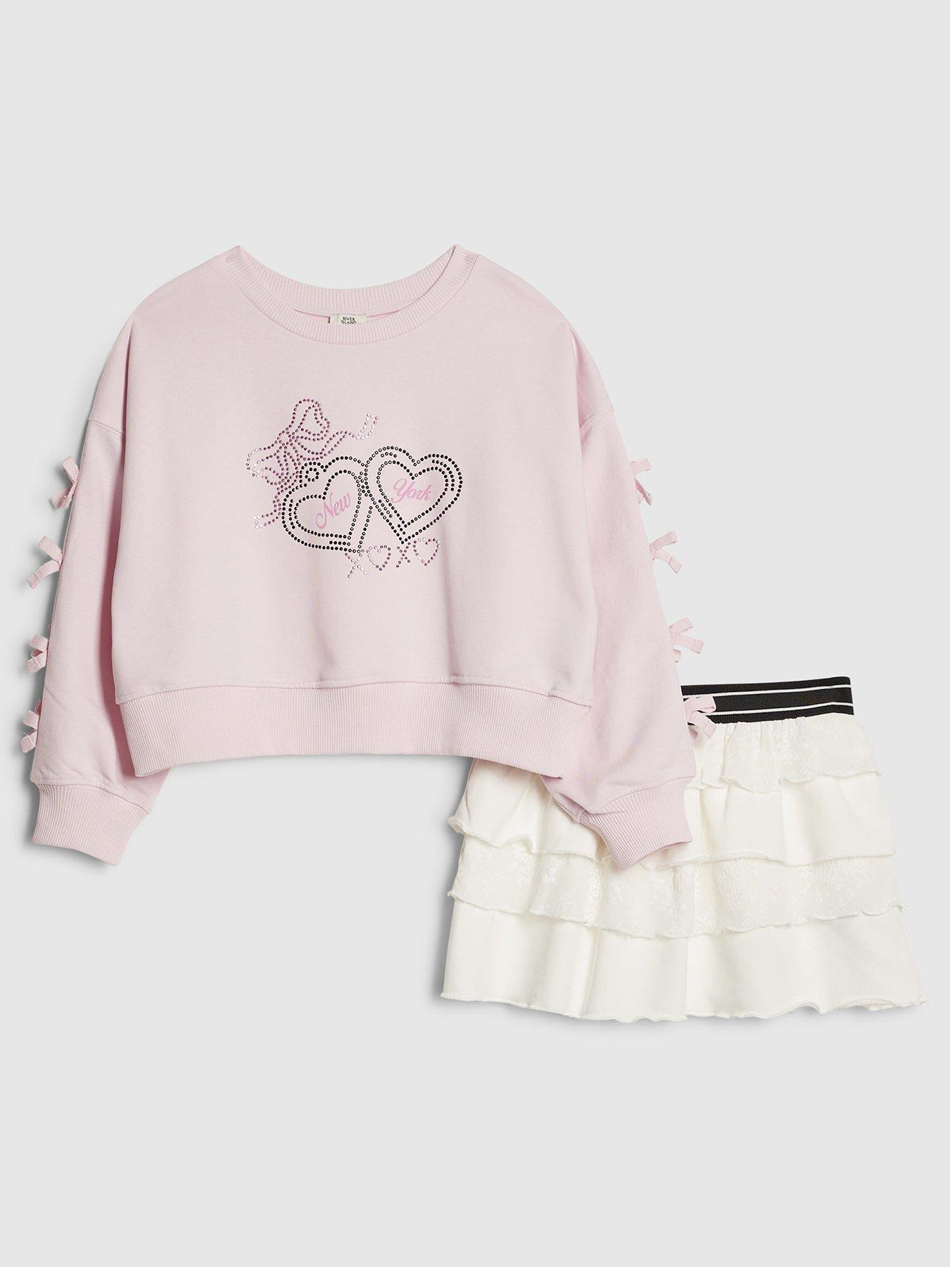 river-island-older-girls-new-york-locket-bow-sweatshirt-set-pink