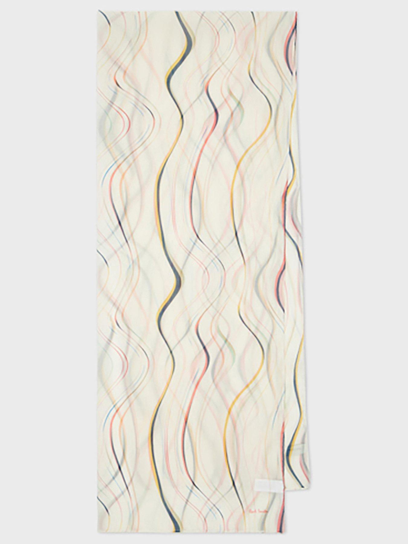 PS PAUL SMITH Women Scarf Summer Swirl - White