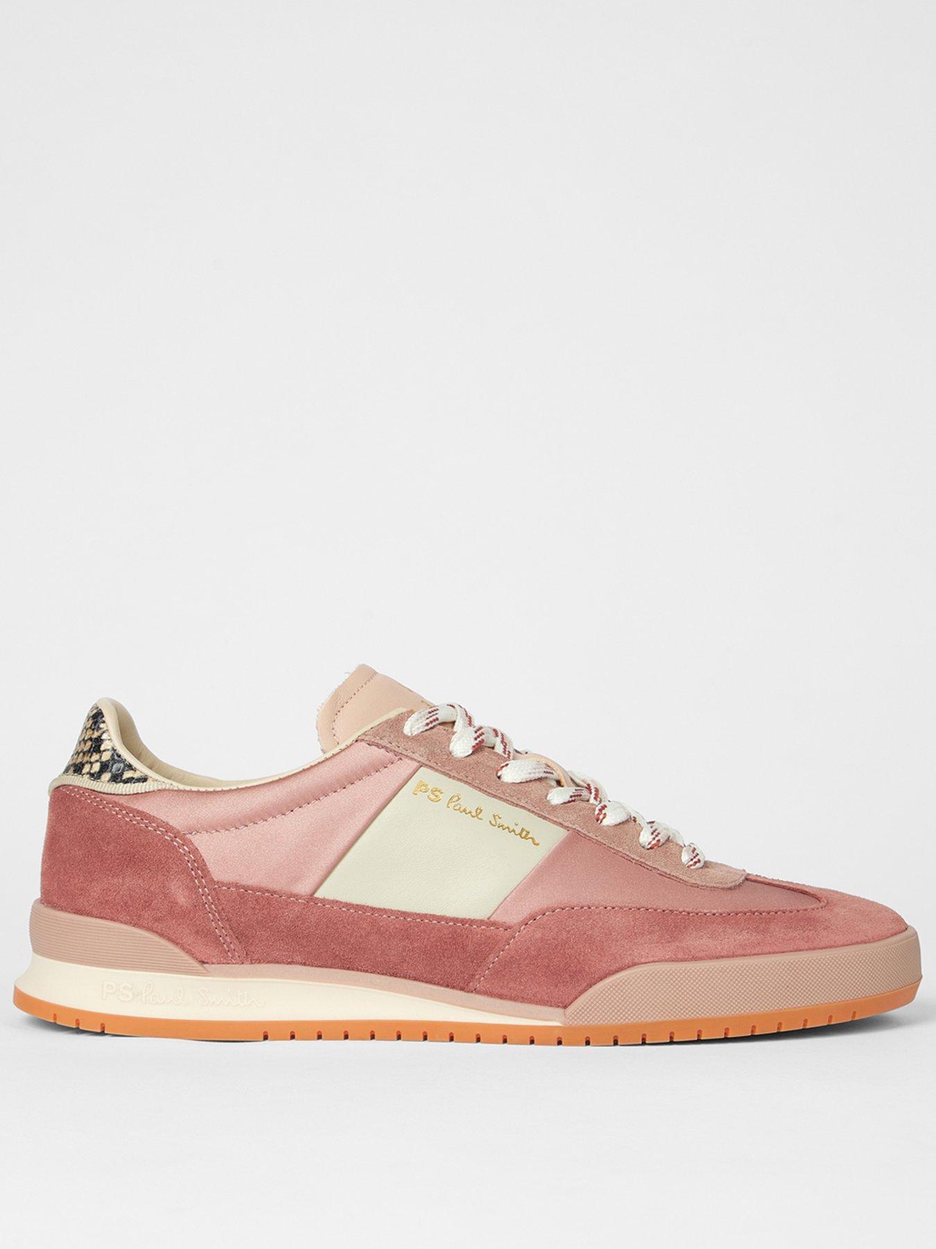 PS PAUL SMITH Womens Shoe Dover Satin Trainers - Pink
