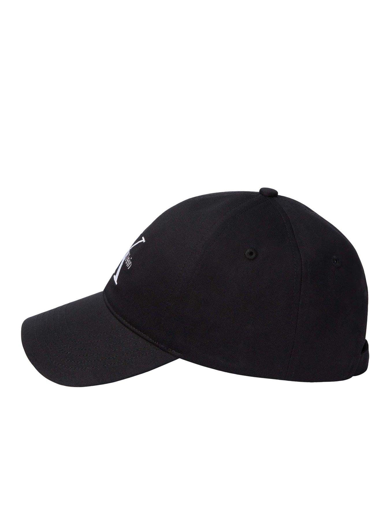Image 3 of 3 of Calvin Klein Monologo Embroidery Baseball Hat - Black