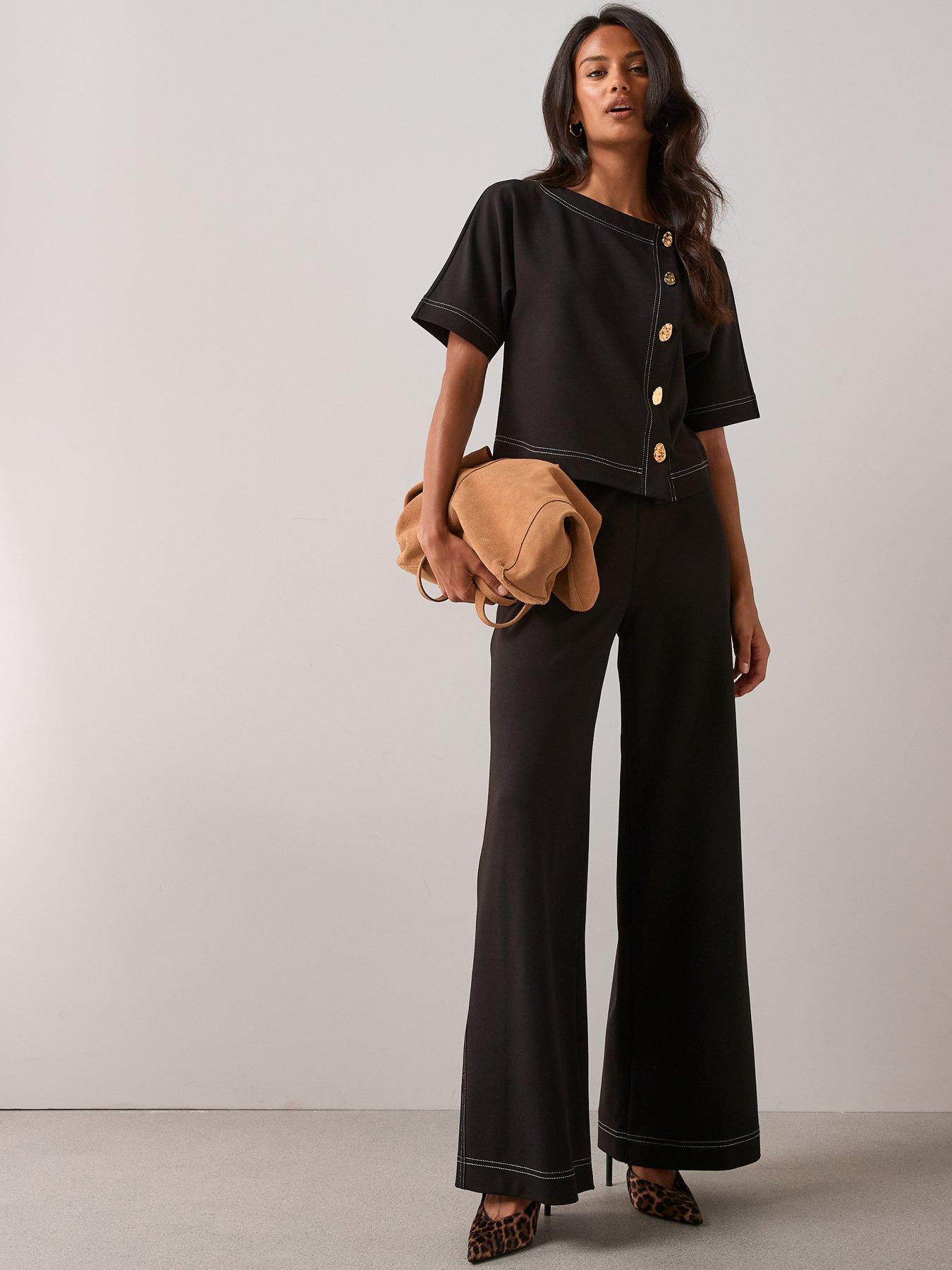 the-very-collection-contrast-stitch-wide-leg-trouser-blackdetail