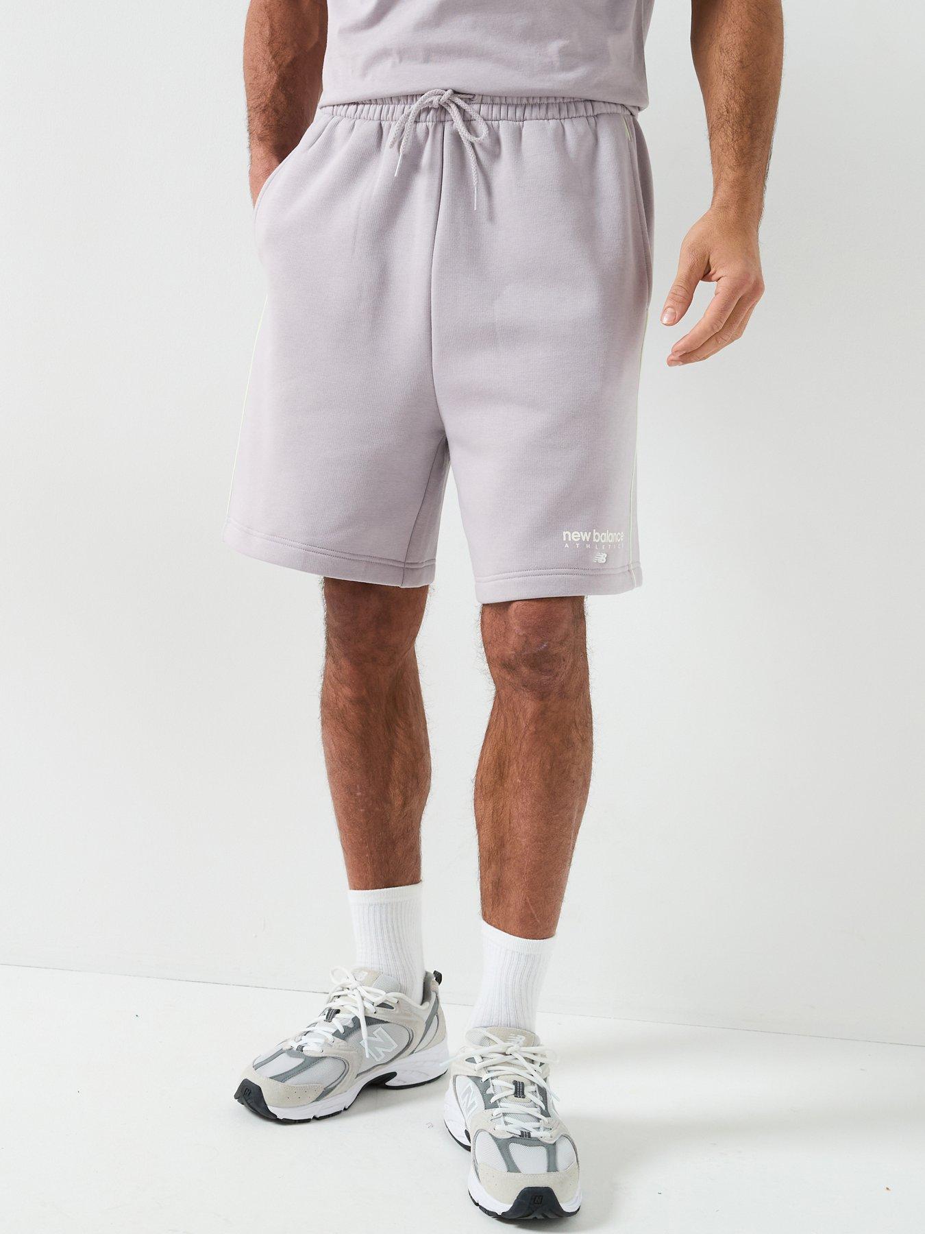 New Balance Trackside Fleece Short 7 Inch - Grey