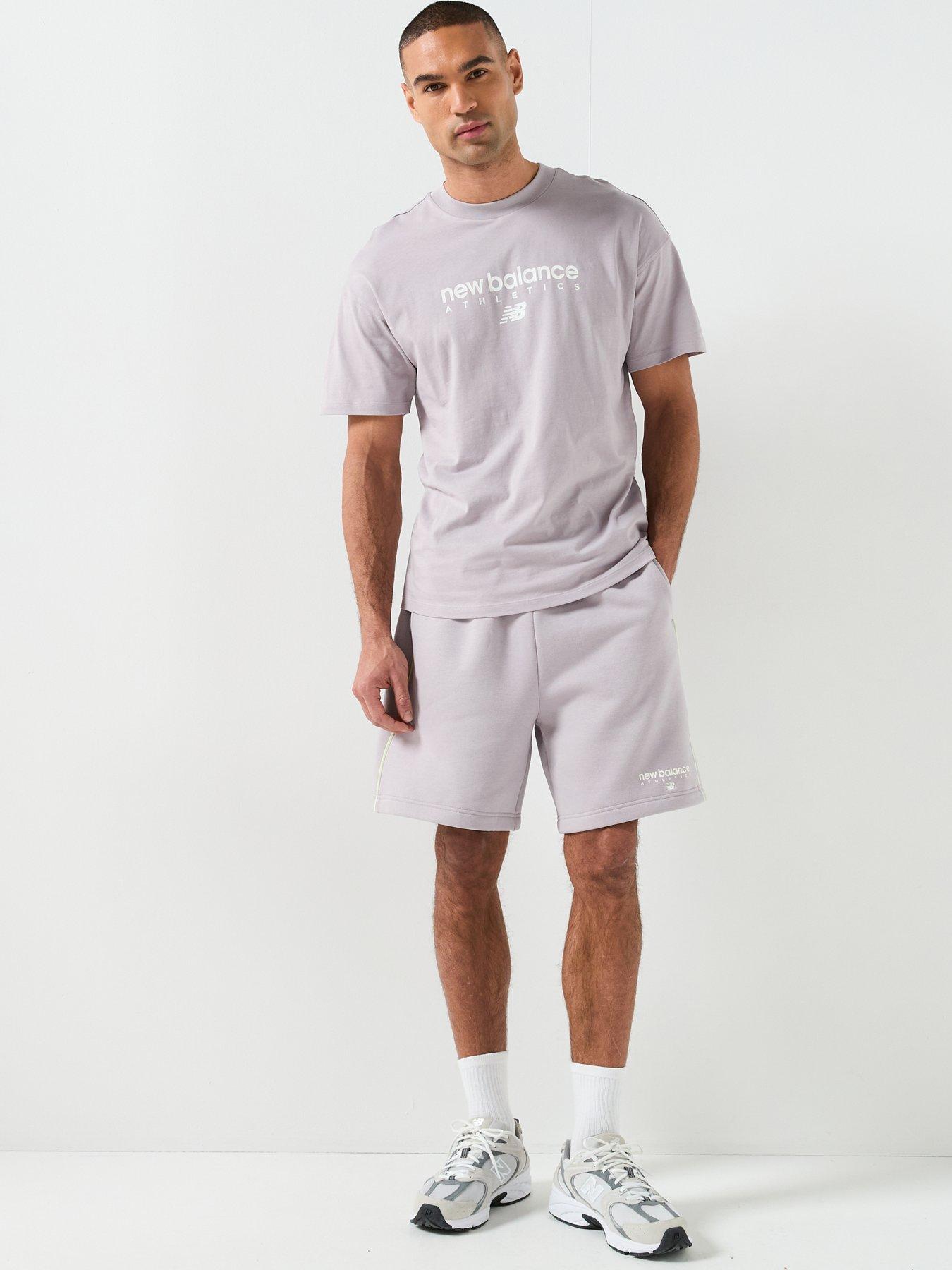 Image 5 of 6 of New Balance Trackside Fleece Short 7 Inch - Grey