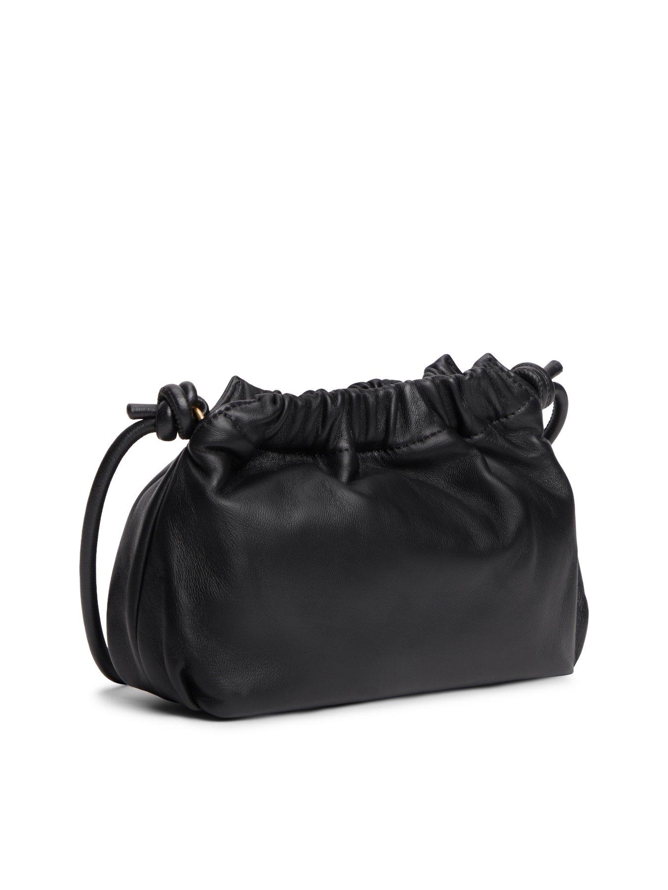 Image 2 of 4 of Tommy Hilfiger Th Soft Leather Crossover Bag - Black