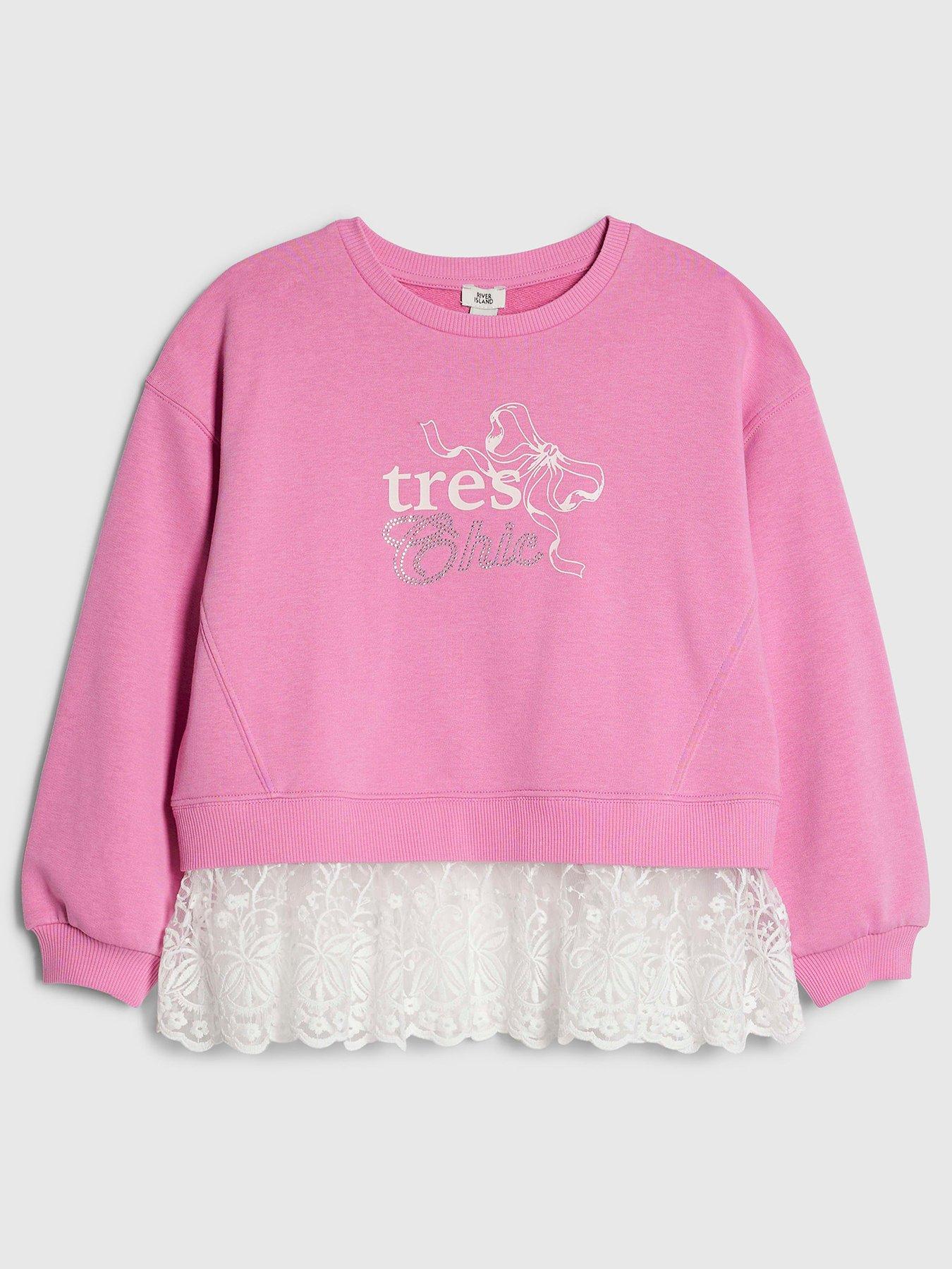 river-island-older-girls-tres-chic-lace-hem-sweatshirt-pink