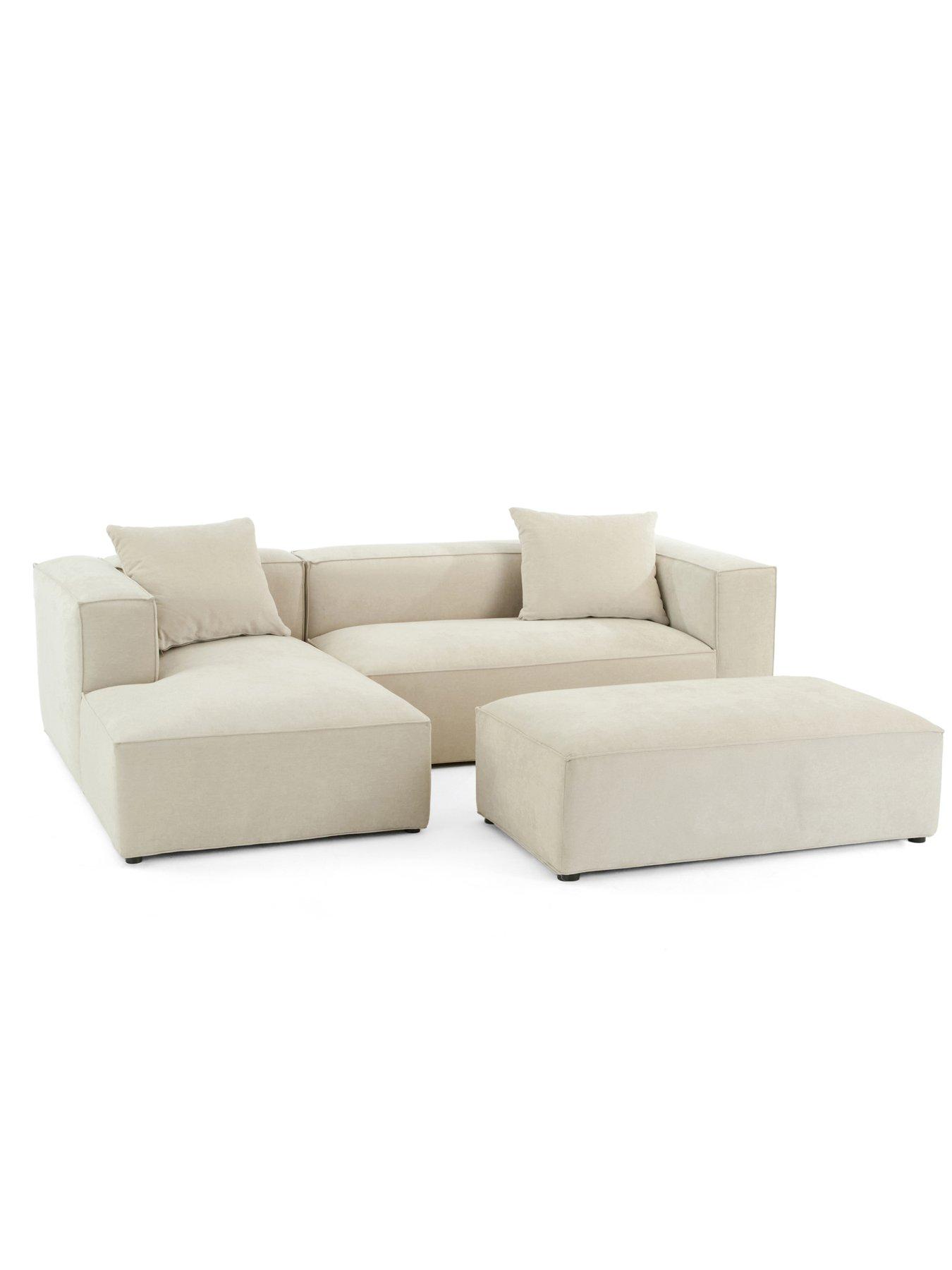 Image 4 of 7 of Very Home Larsen Lh Corner Chaise + Fs