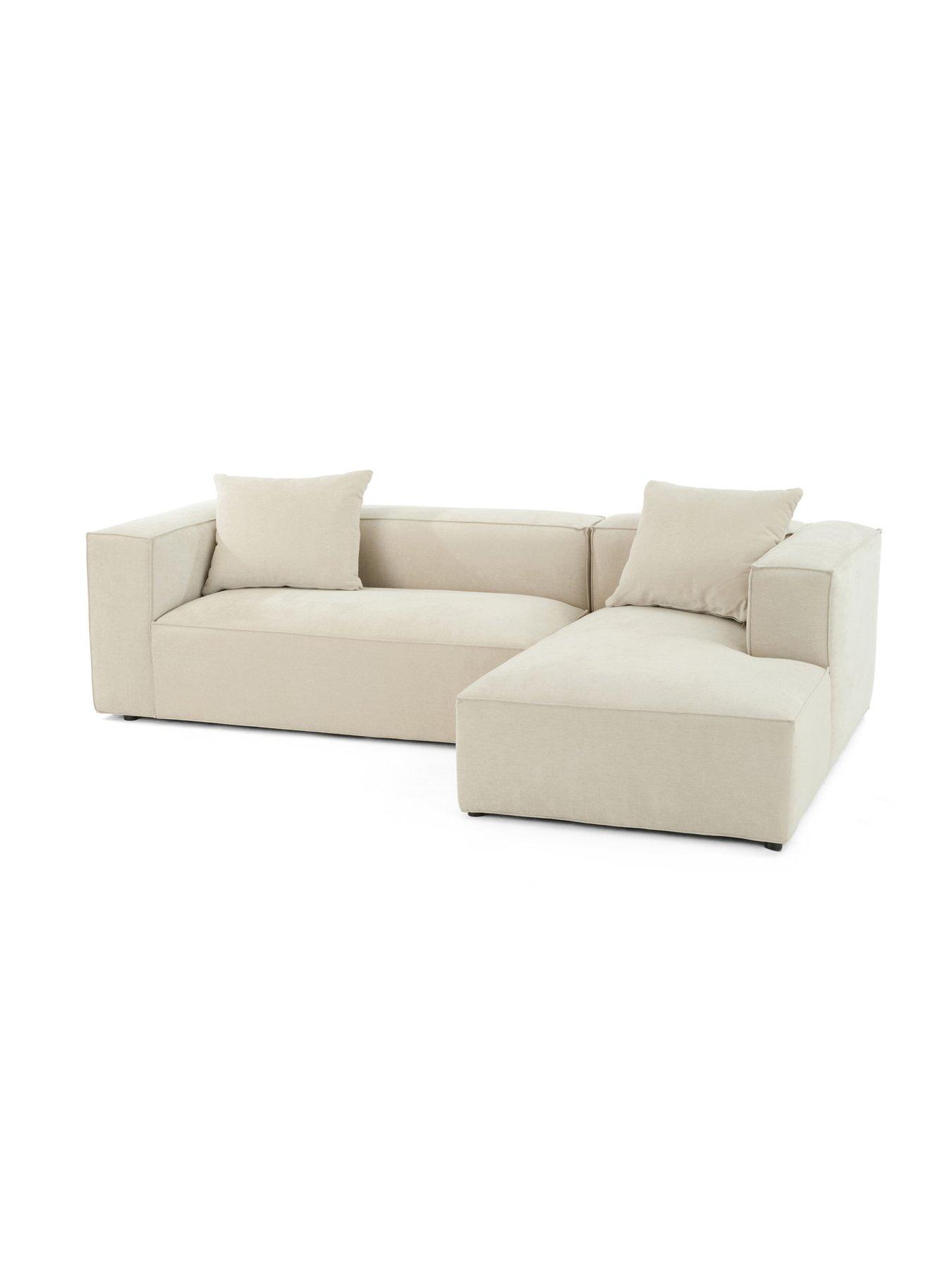 Image 3 of 7 of Very Home Larsen Rh Corner Chaise + Fs