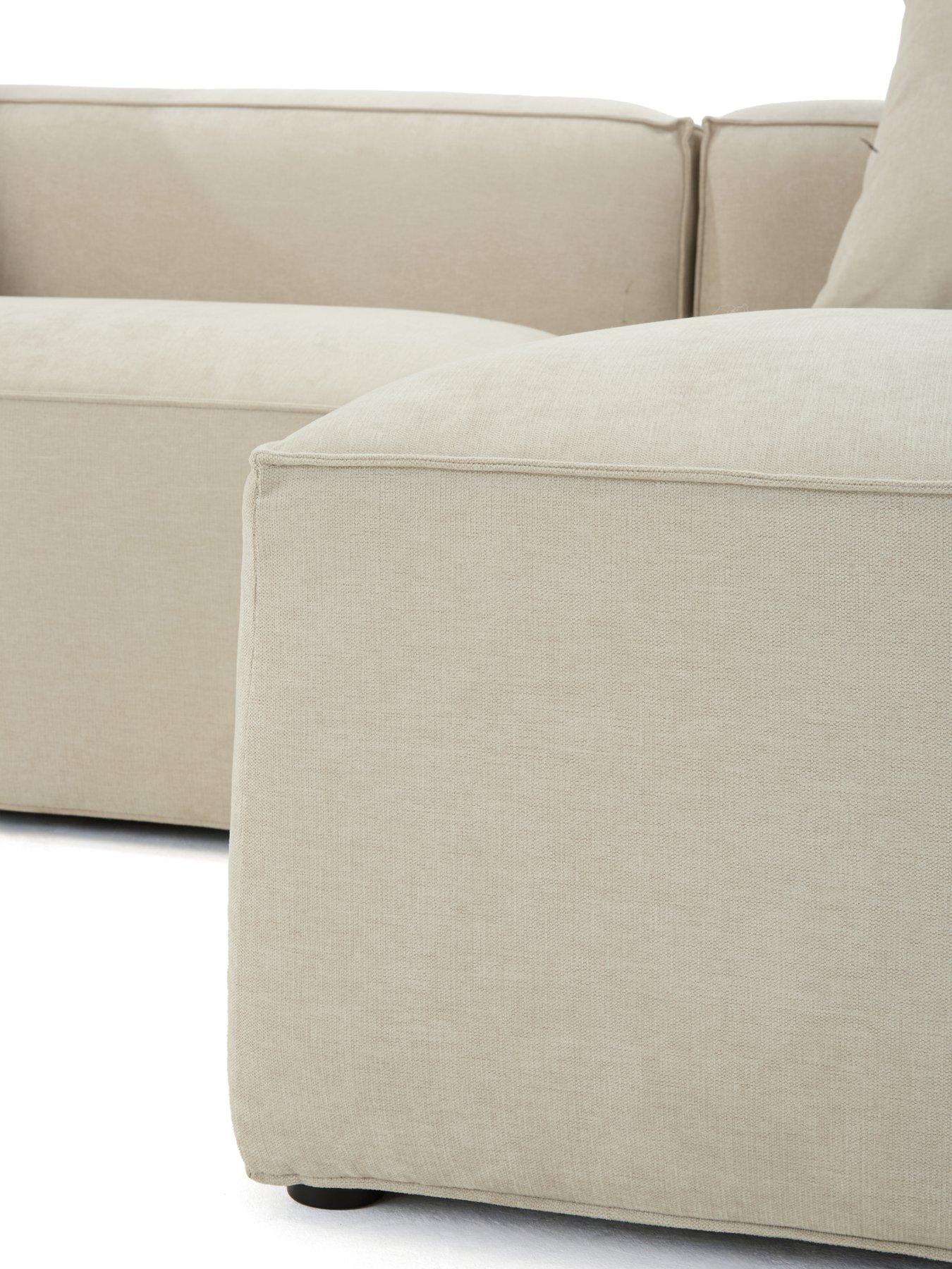 Image 6 of 7 of Very Home Larsen Rh Corner Chaise + Fs