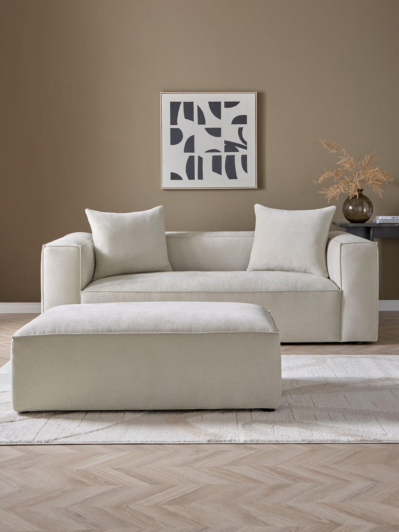The Very Collection Larsen 3 Seater + Footstool