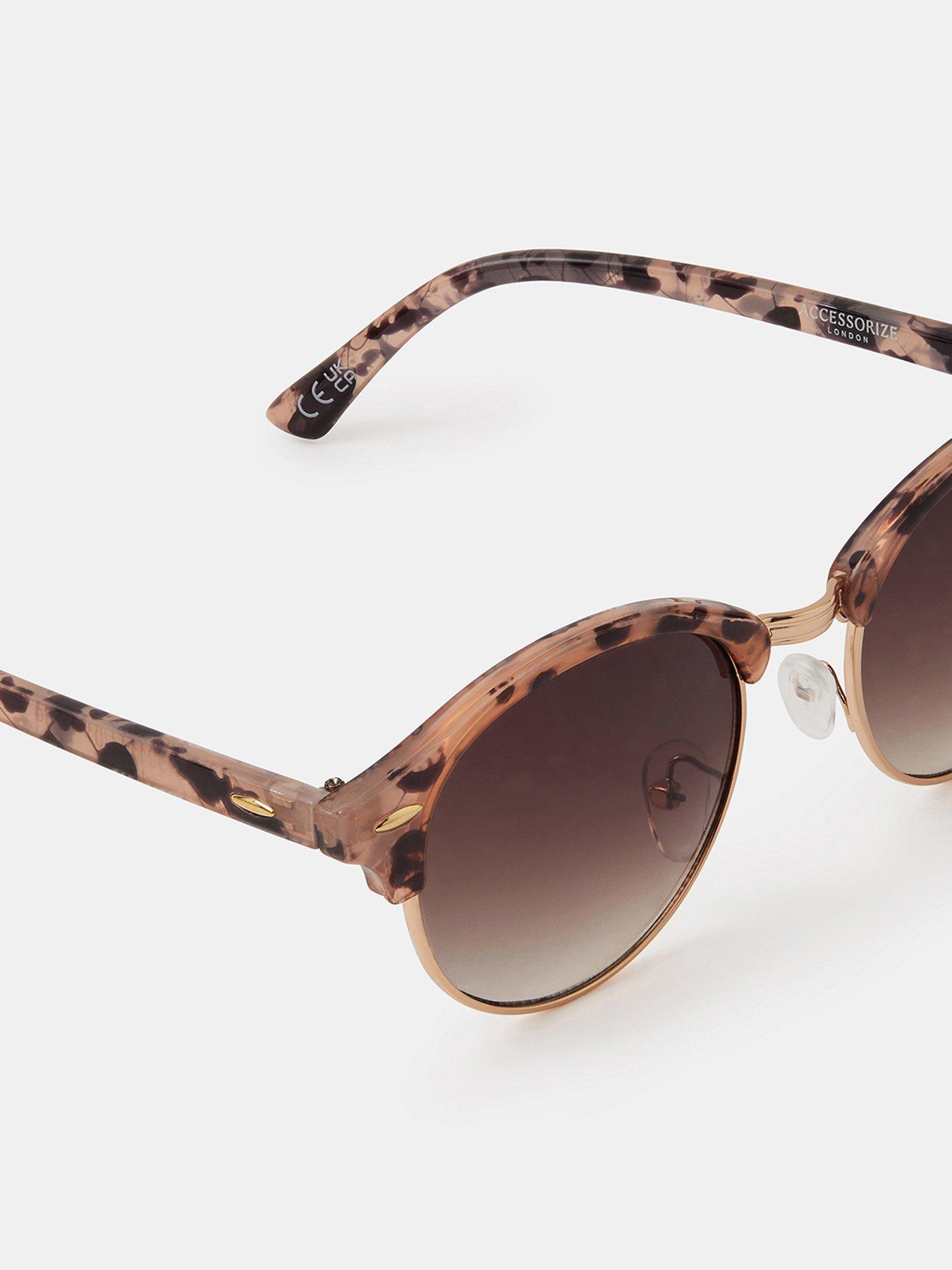 Image 3 of 3 of Accessorize Tort Browline Sunglasses