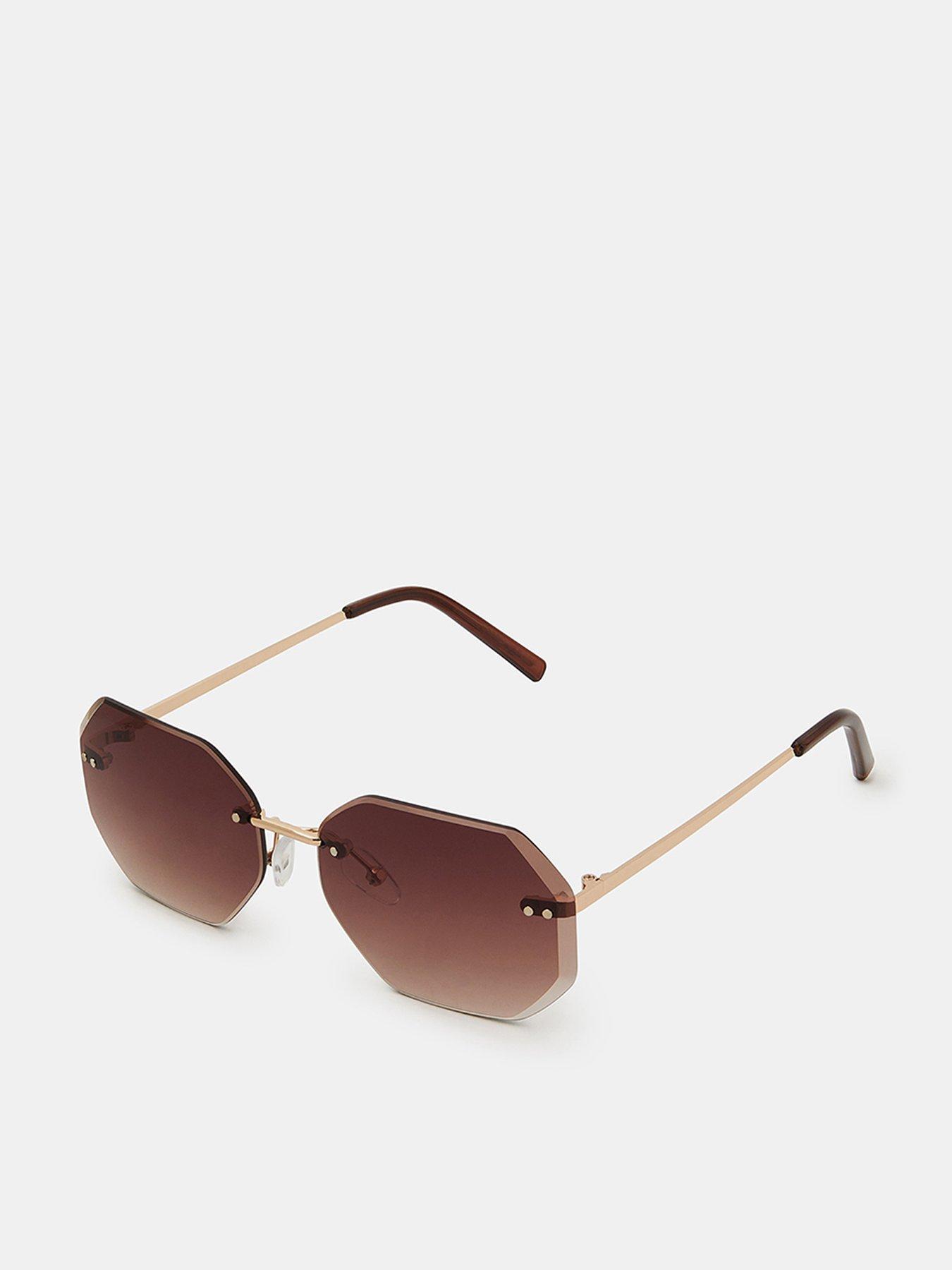 accessorize-geometric-rimless-sunglassesfront