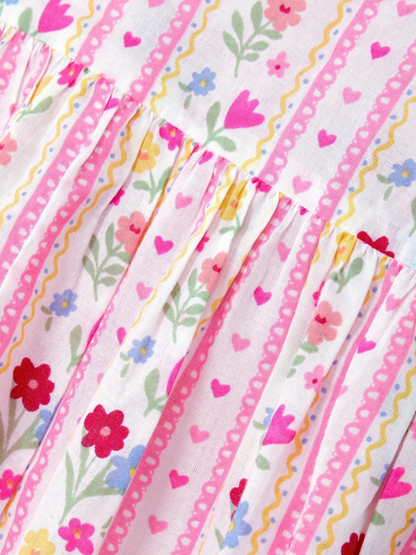 Image 3 of 3 of Accessorize Girls Prairie Floral Dress - Multi