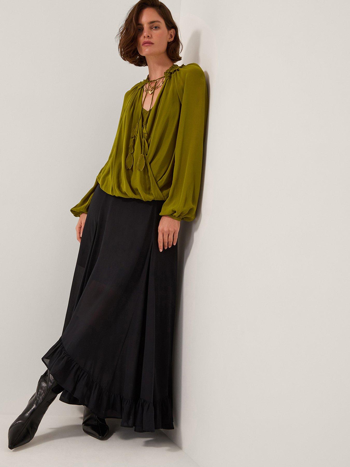 monsoon-ellie-wrap-front-blouse-green