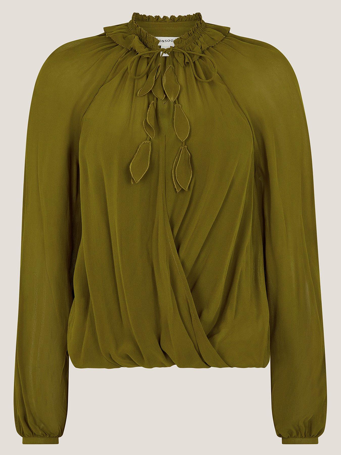 monsoon-ellie-wrap-front-blouse-greendetail