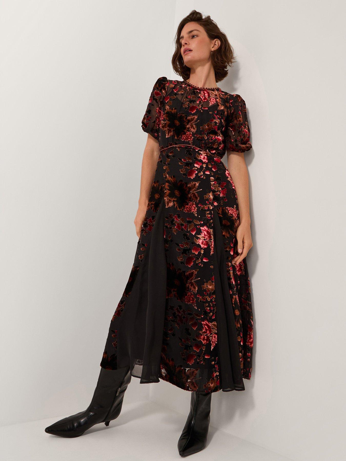 Monsoon Carolyn Burnout Dress