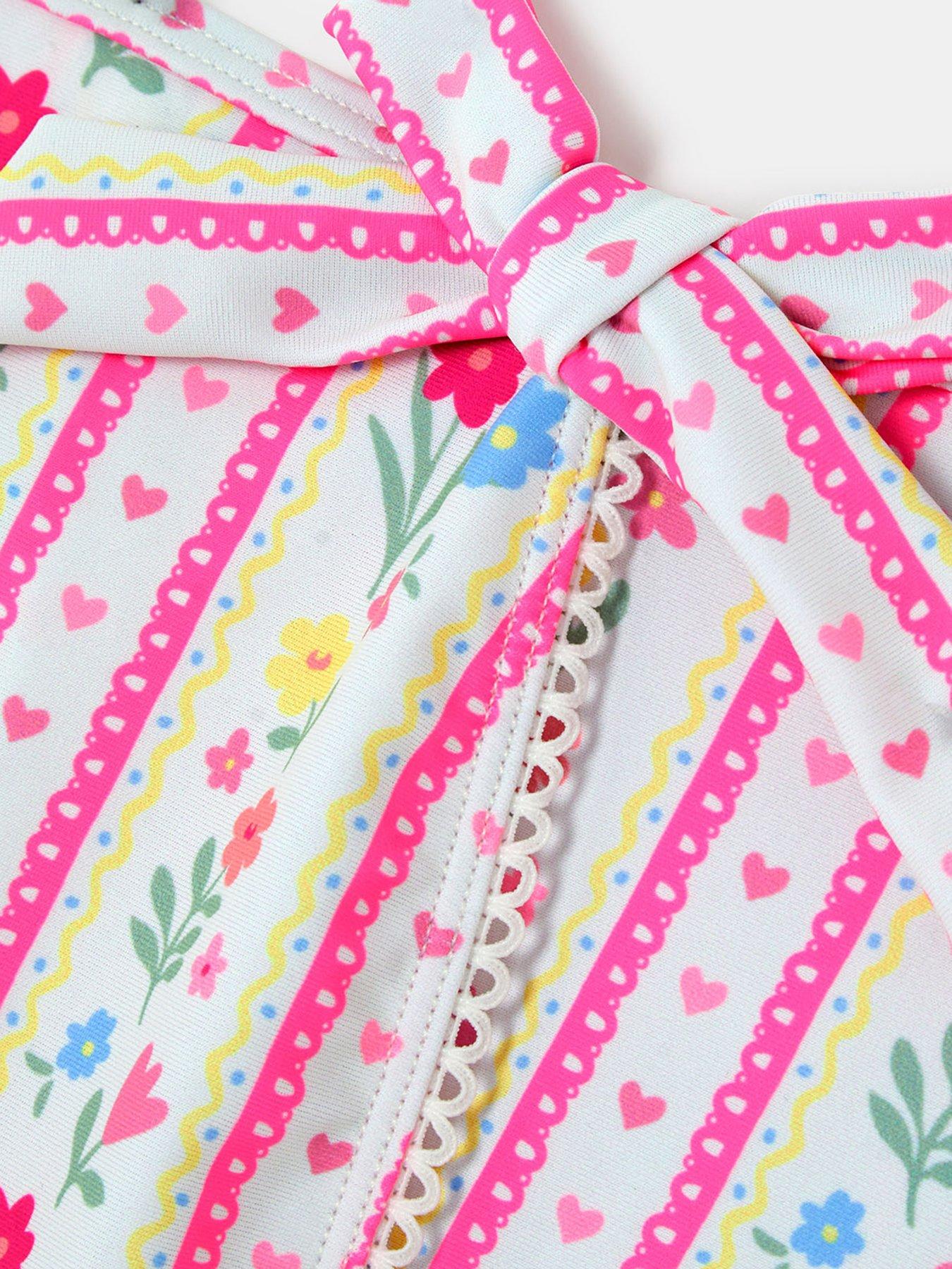 Image 3 of 3 of Accessorize Girls Prairie Floral Swim Skirt - Multi