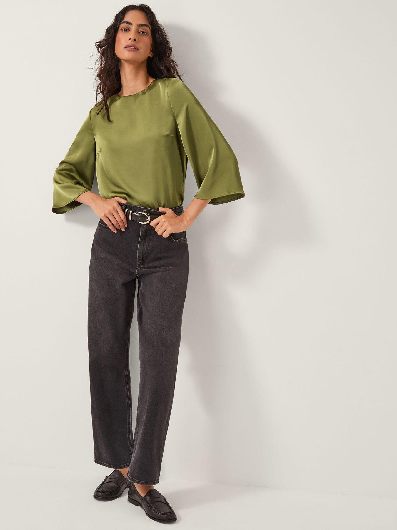 monsoon-ingrid-satin-top-greenback