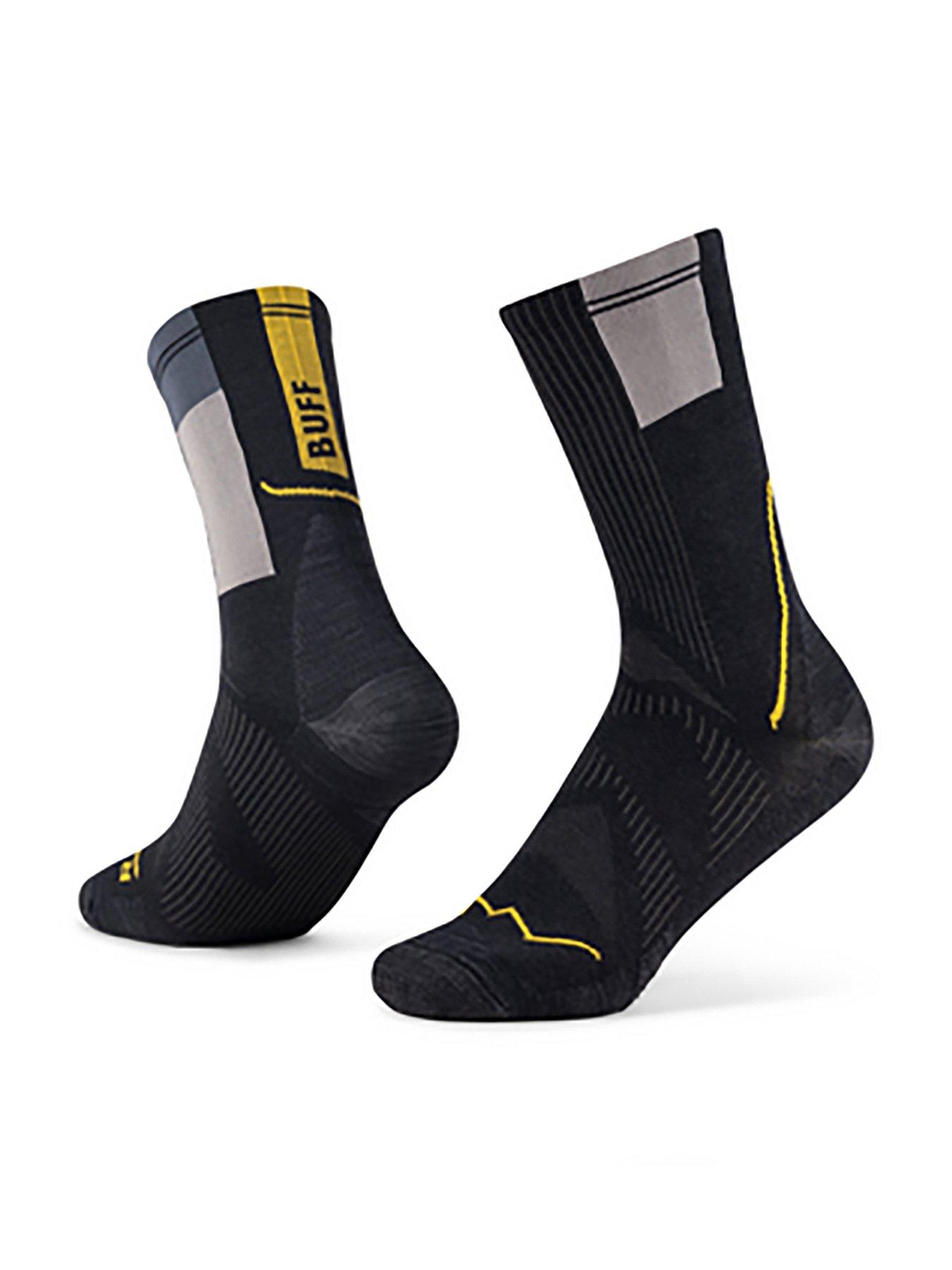Buff Coolnet Crew Sock-graphite