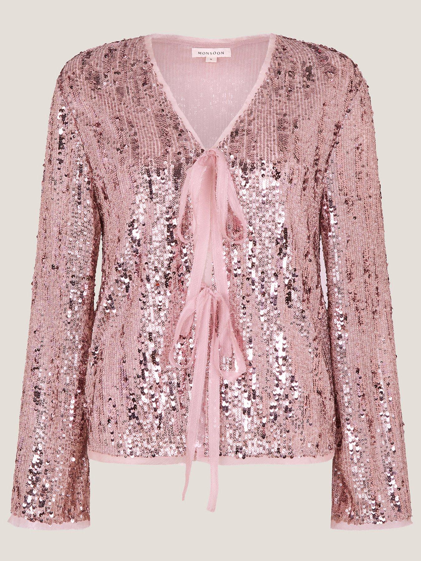 monsoon-tabi-tie-sequin-jacket-pinkdetail