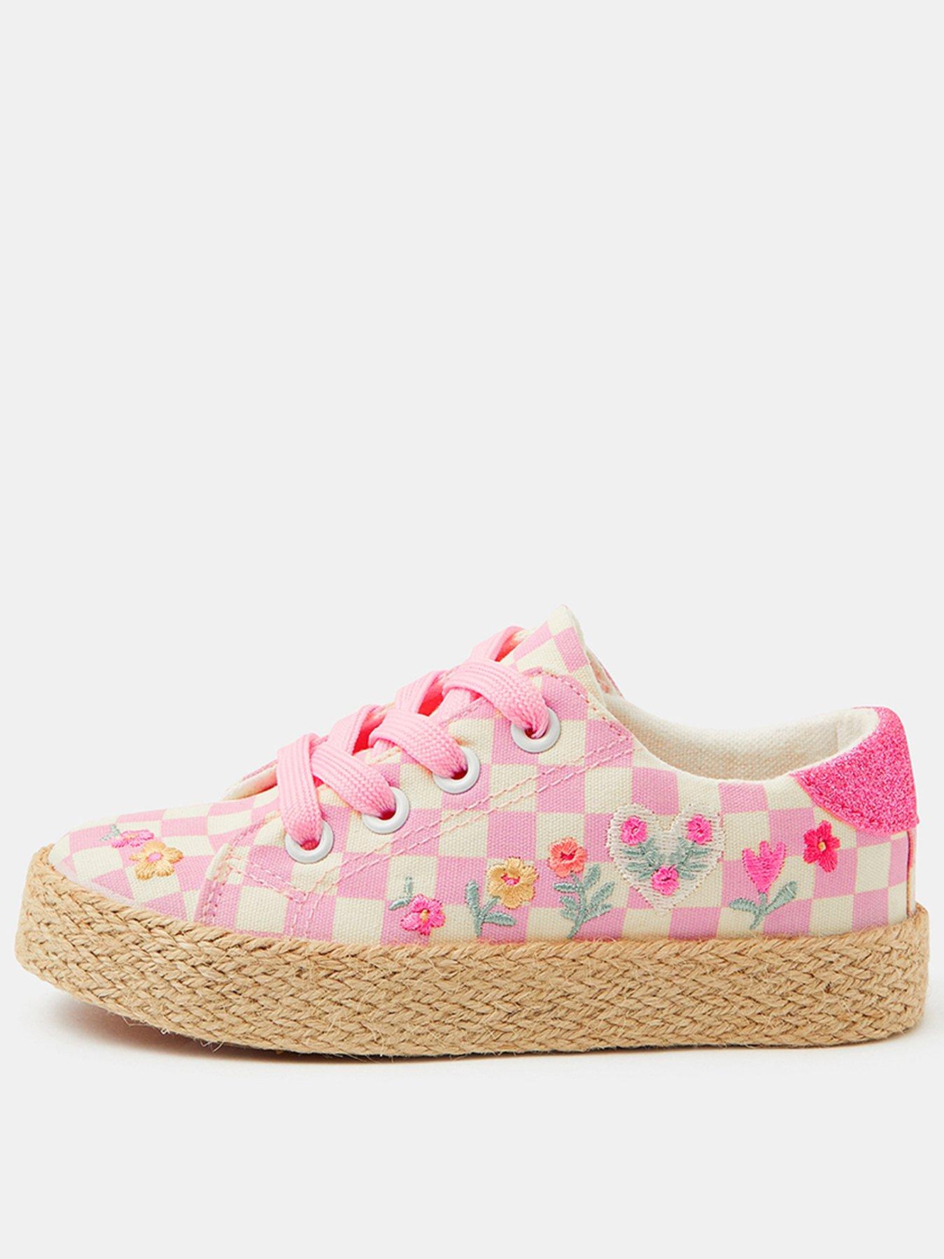 accessorize-girls-prairie-embroidered-lace-up-trainers-pinkfront