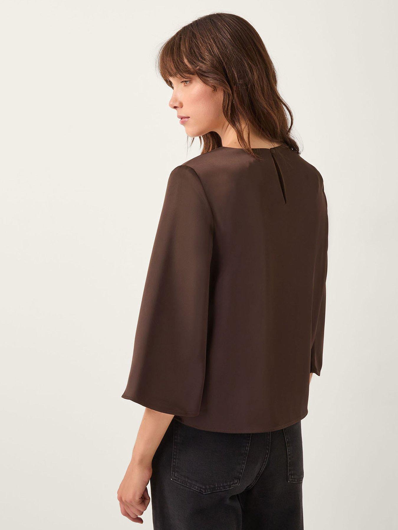 monsoon-ingrid-satin-top-brownstillFront