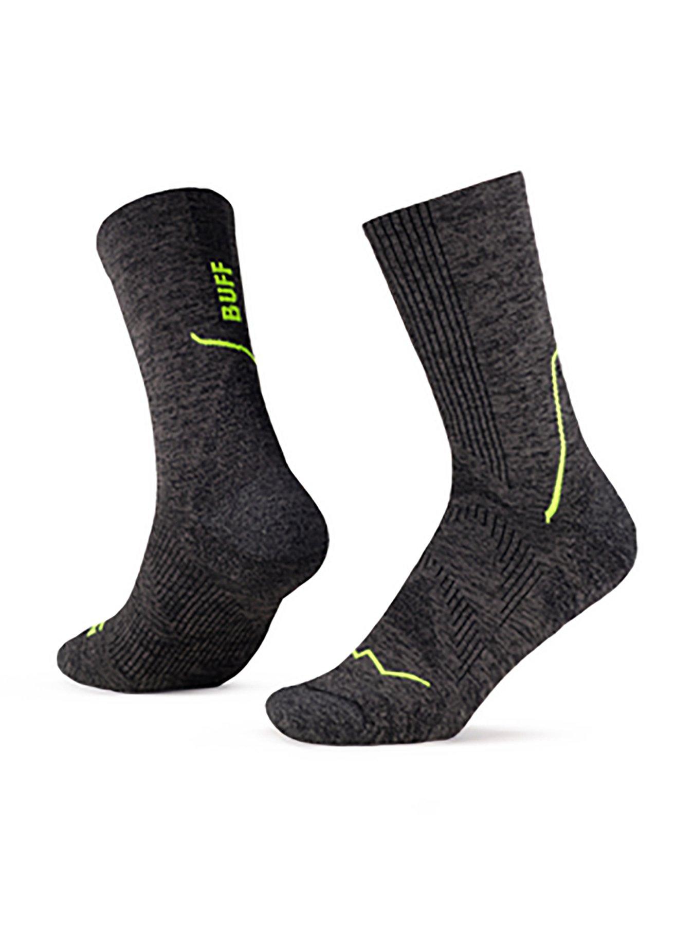 Buff Coolnet Crew Sock-black