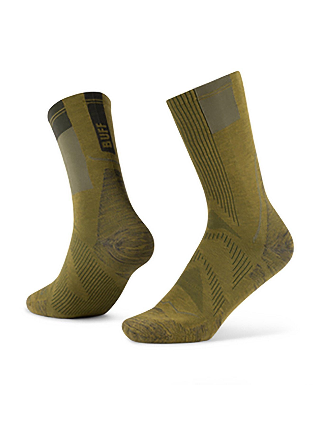 Buff Coolnet Crew Sock-khaki