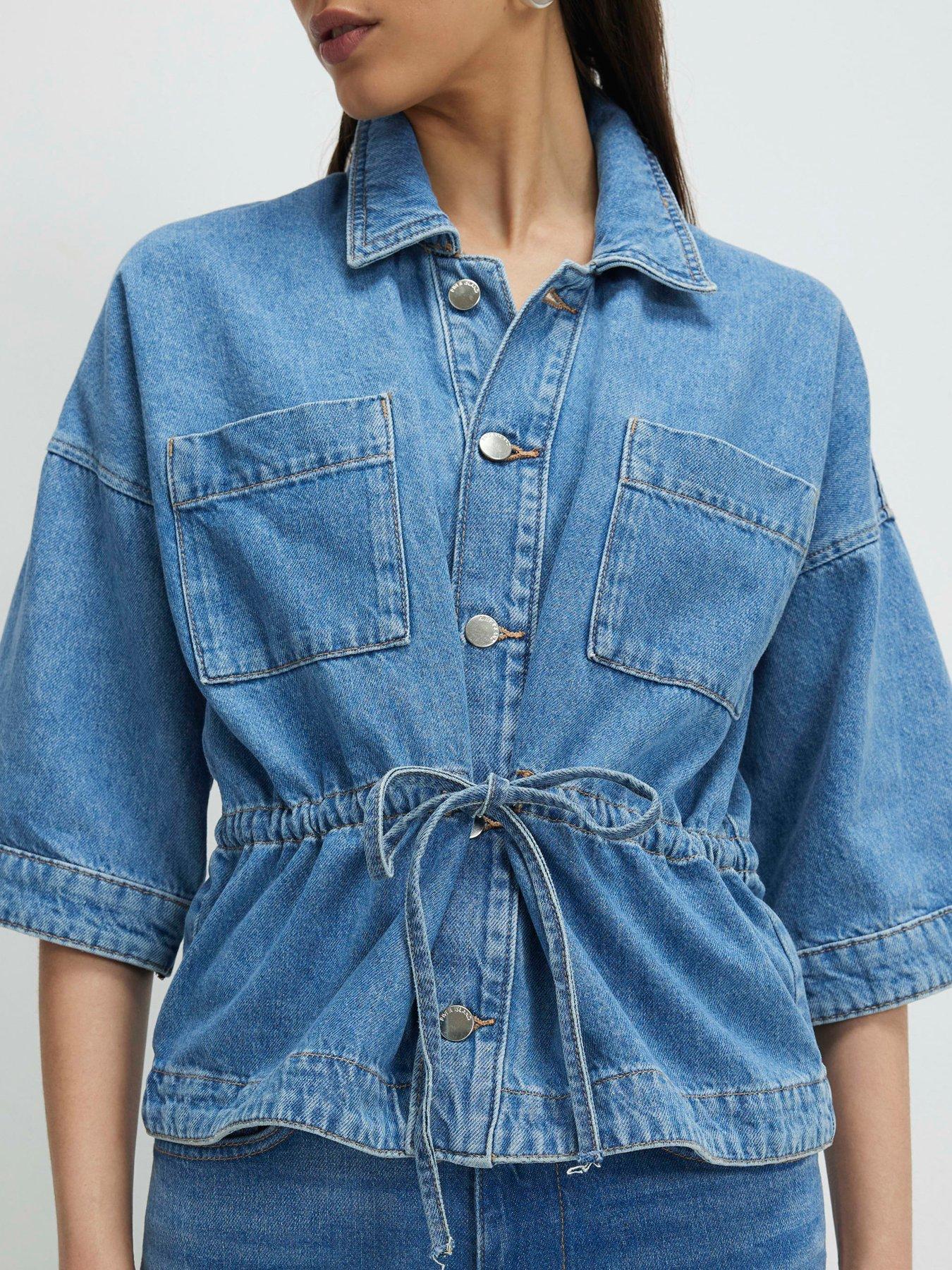 river-island-lia-tie-front-top-blueoutfit