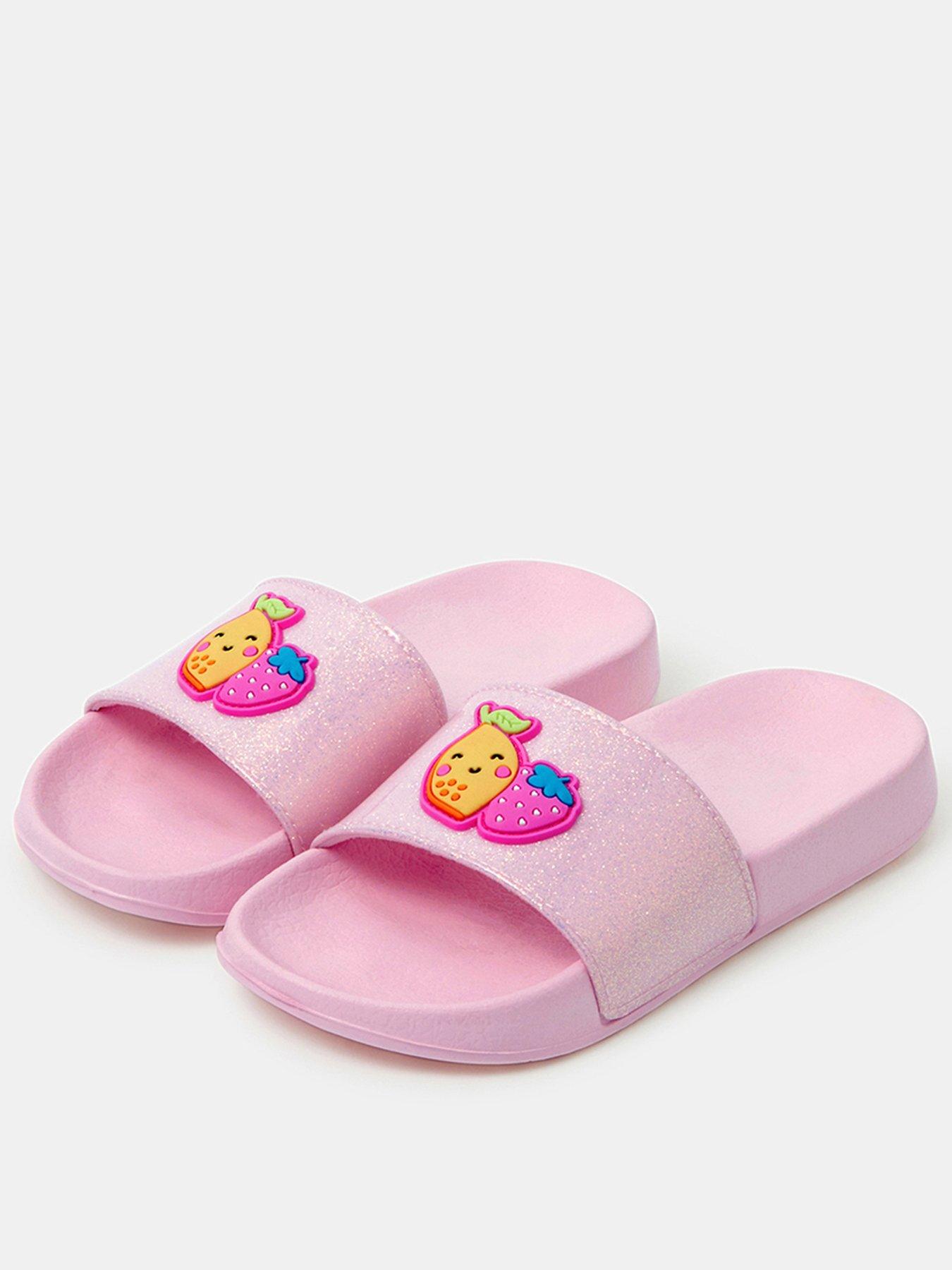 Accessorize Girls Fruit Sliders - Pink
